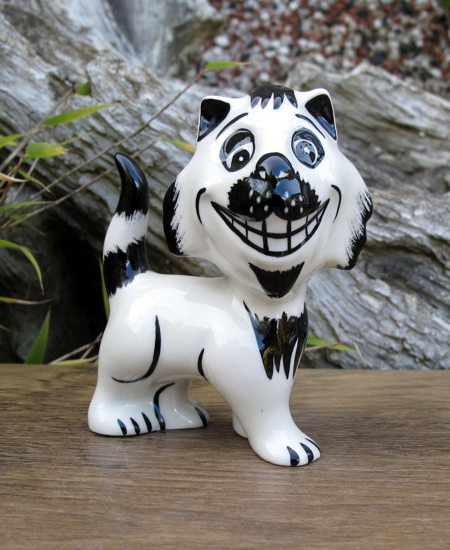 Lorna Bailey Exquisite TINY GNASHER the Cat Limited Edition 2/2 Black & White