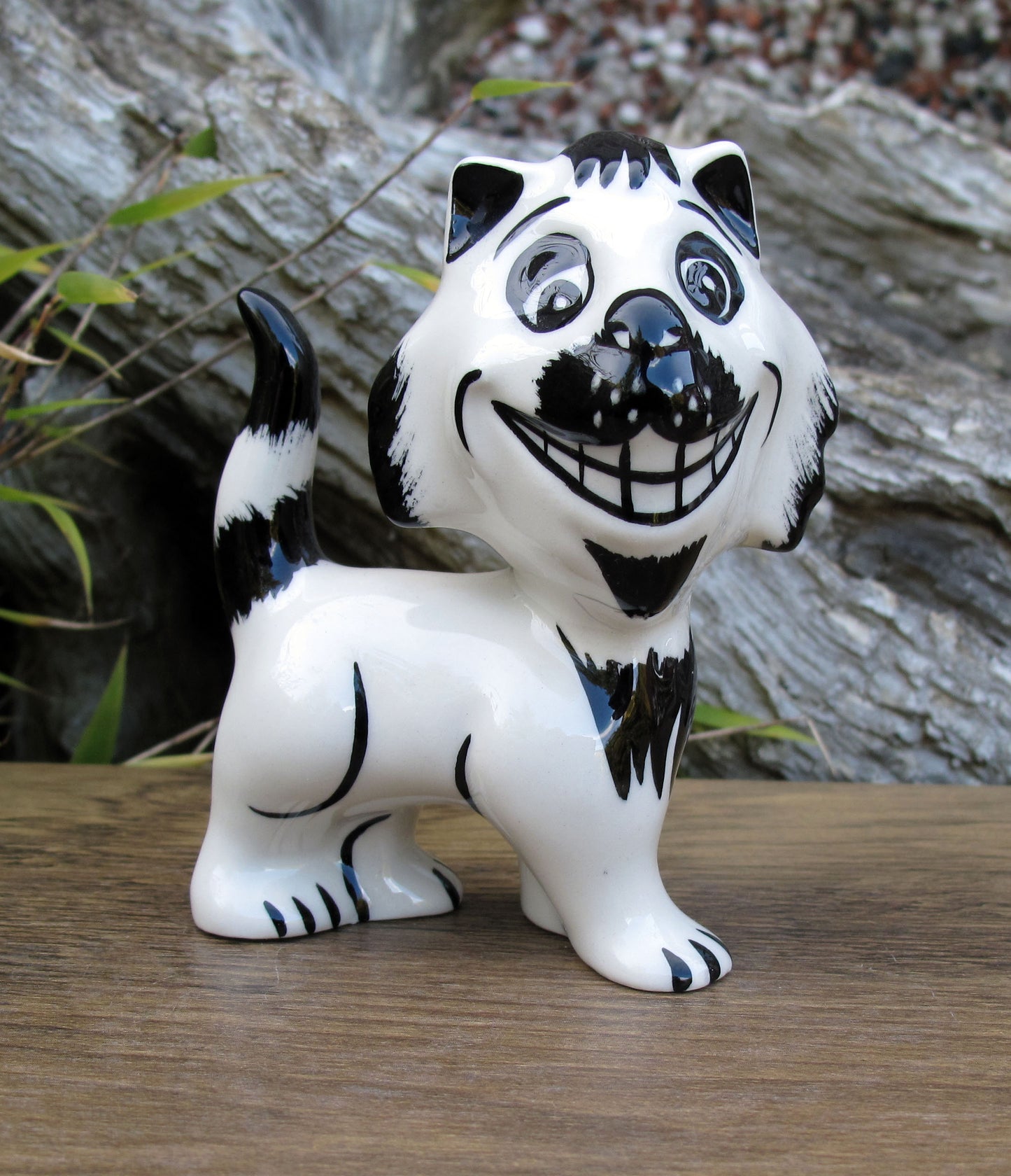 Lorna Bailey Exquisite TINY GNASHER the Cat Limited Edition 2/2 Black & White