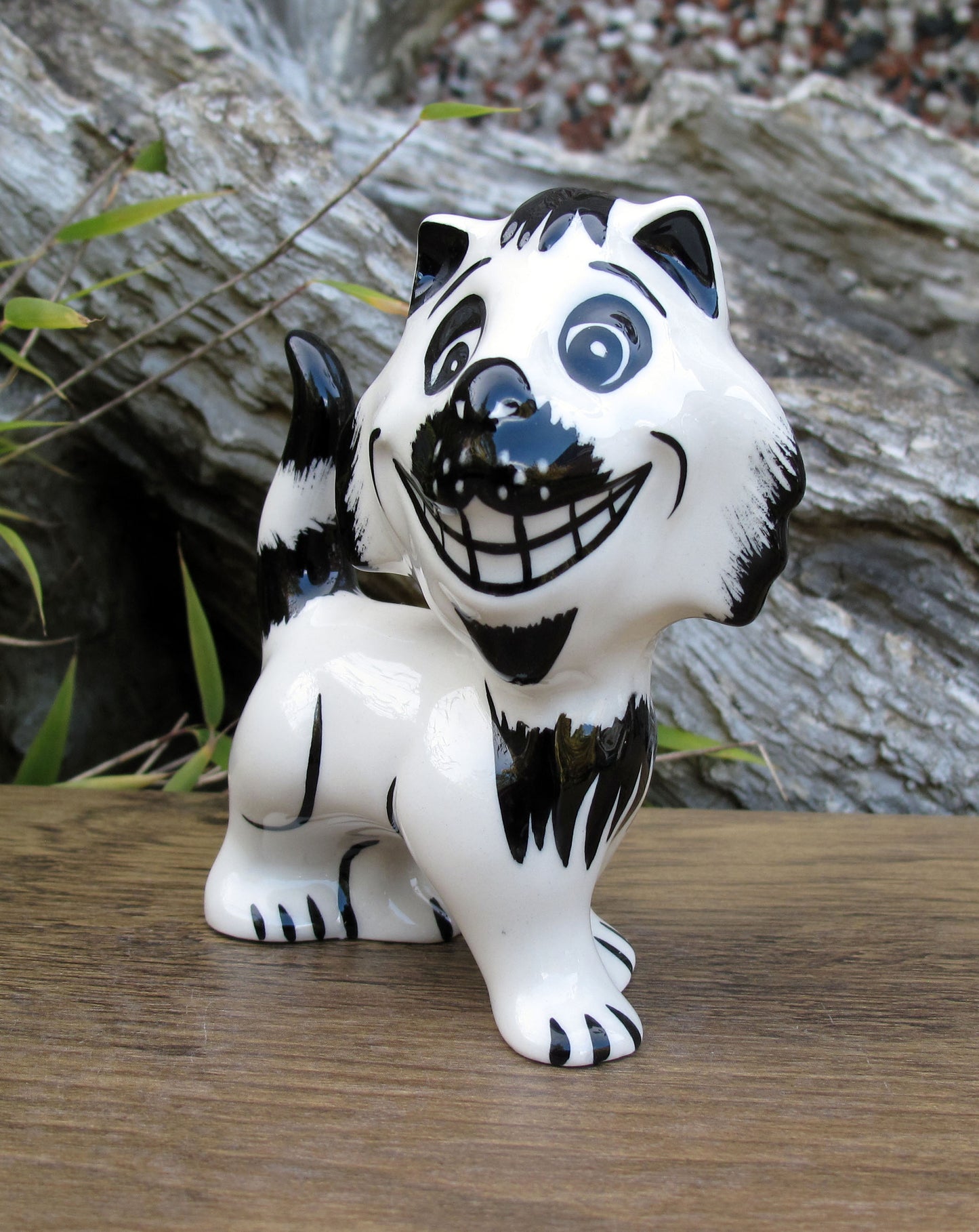 Lorna Bailey Exquisite TINY GNASHER the Cat Limited Edition 2/2 Black & White