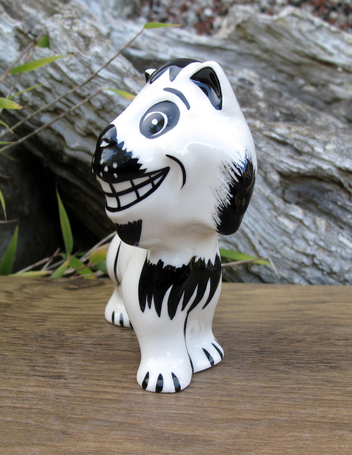 Lorna Bailey Exquisite TINY GNASHER the Cat Limited Edition 2/2 Black & White