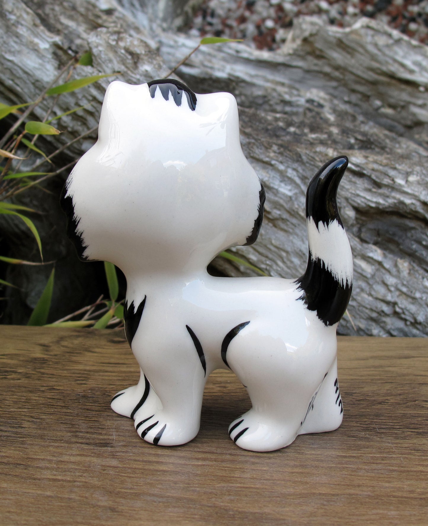 Lorna Bailey Exquisite TINY GNASHER the Cat Limited Edition 2/2 Black & White