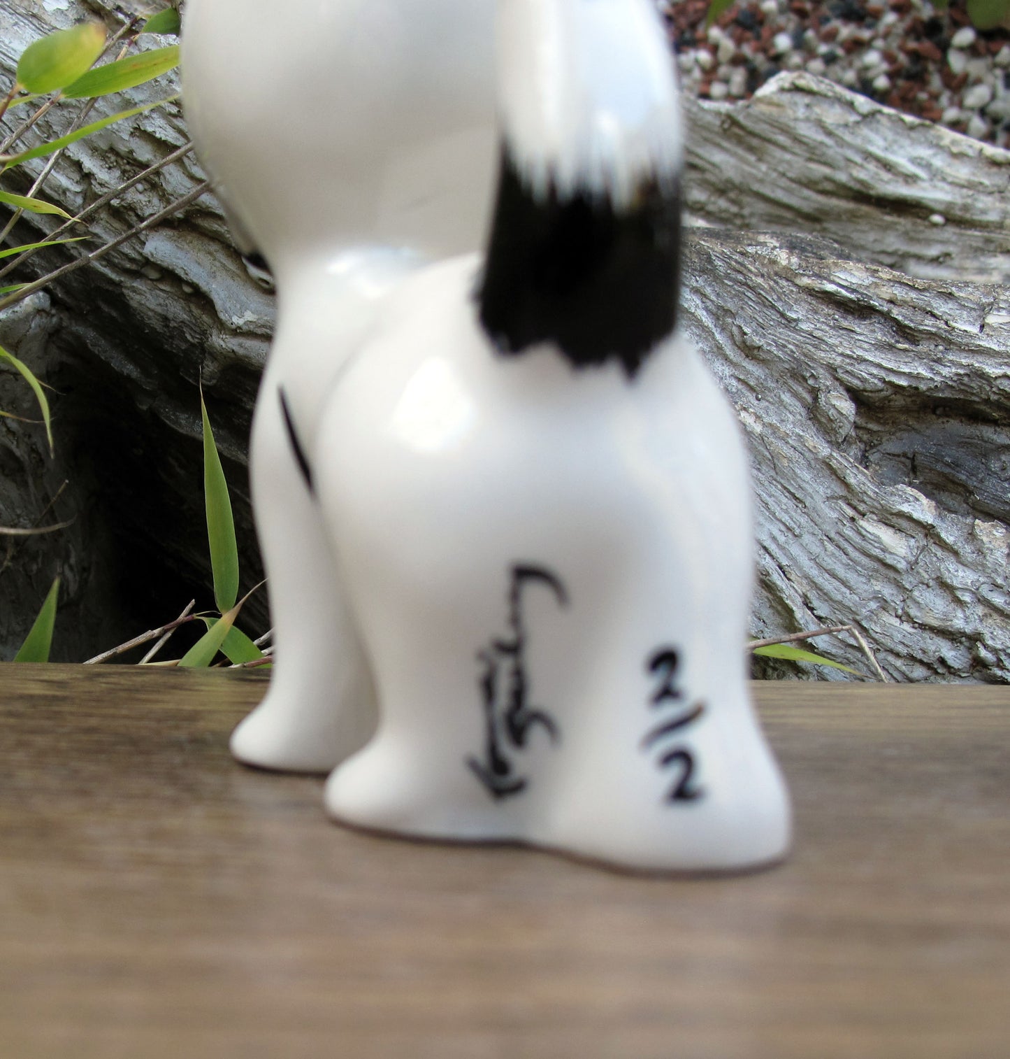 Lorna Bailey Exquisite TINY GNASHER the Cat Limited Edition 2/2 Black & White
