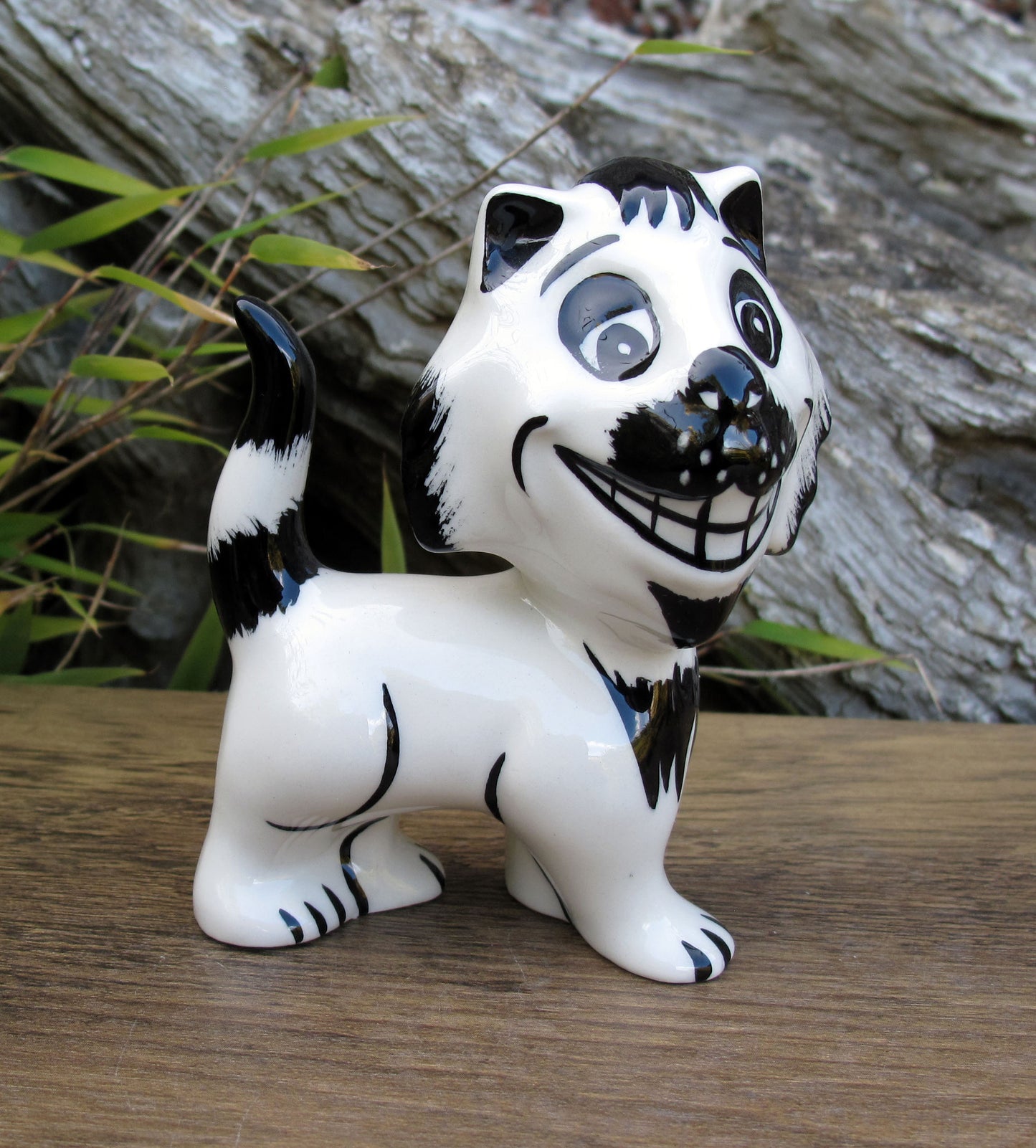 Lorna Bailey Exquisite TINY GNASHER the Cat Limited Edition 2/2 Black & White