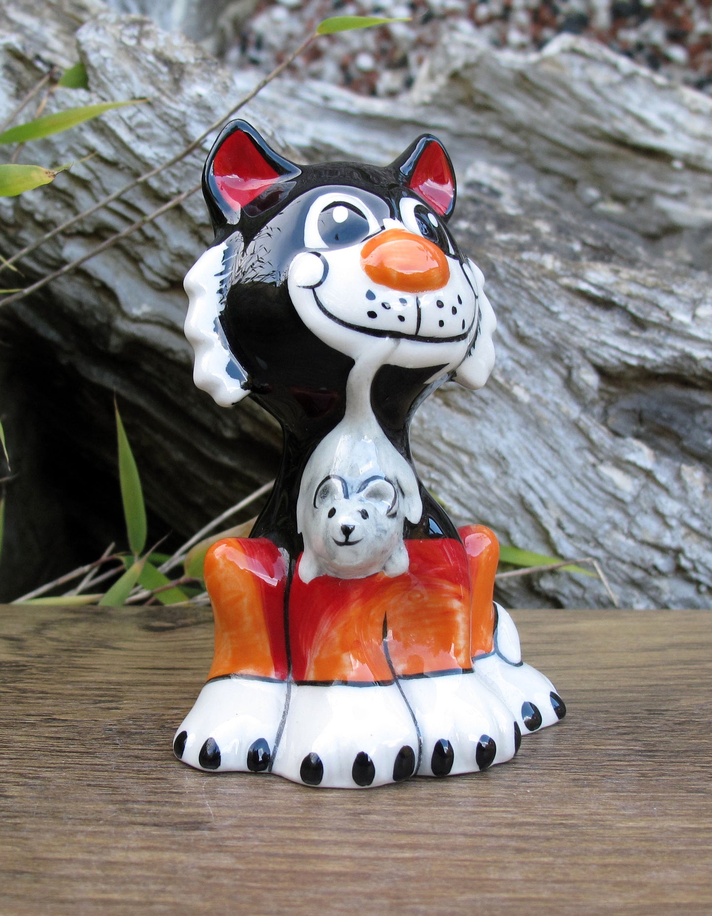 Lorna Bailey TINY RAT CATCHER Cat Limited Edition 1/4 Open Day 07 Signed in Red