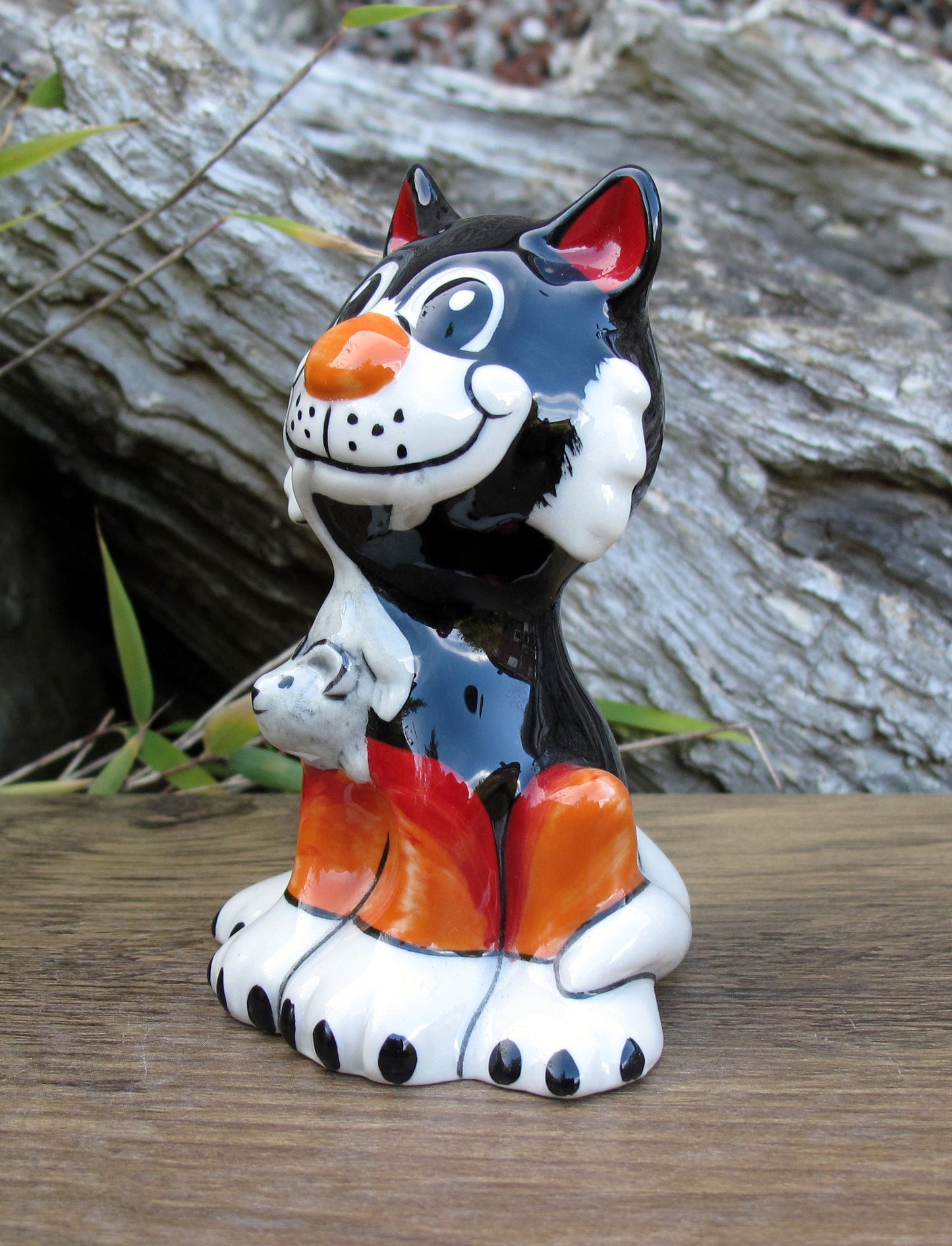 Lorna Bailey TINY RAT CATCHER Cat Limited Edition 1/4 Open Day 07 Signed in Red