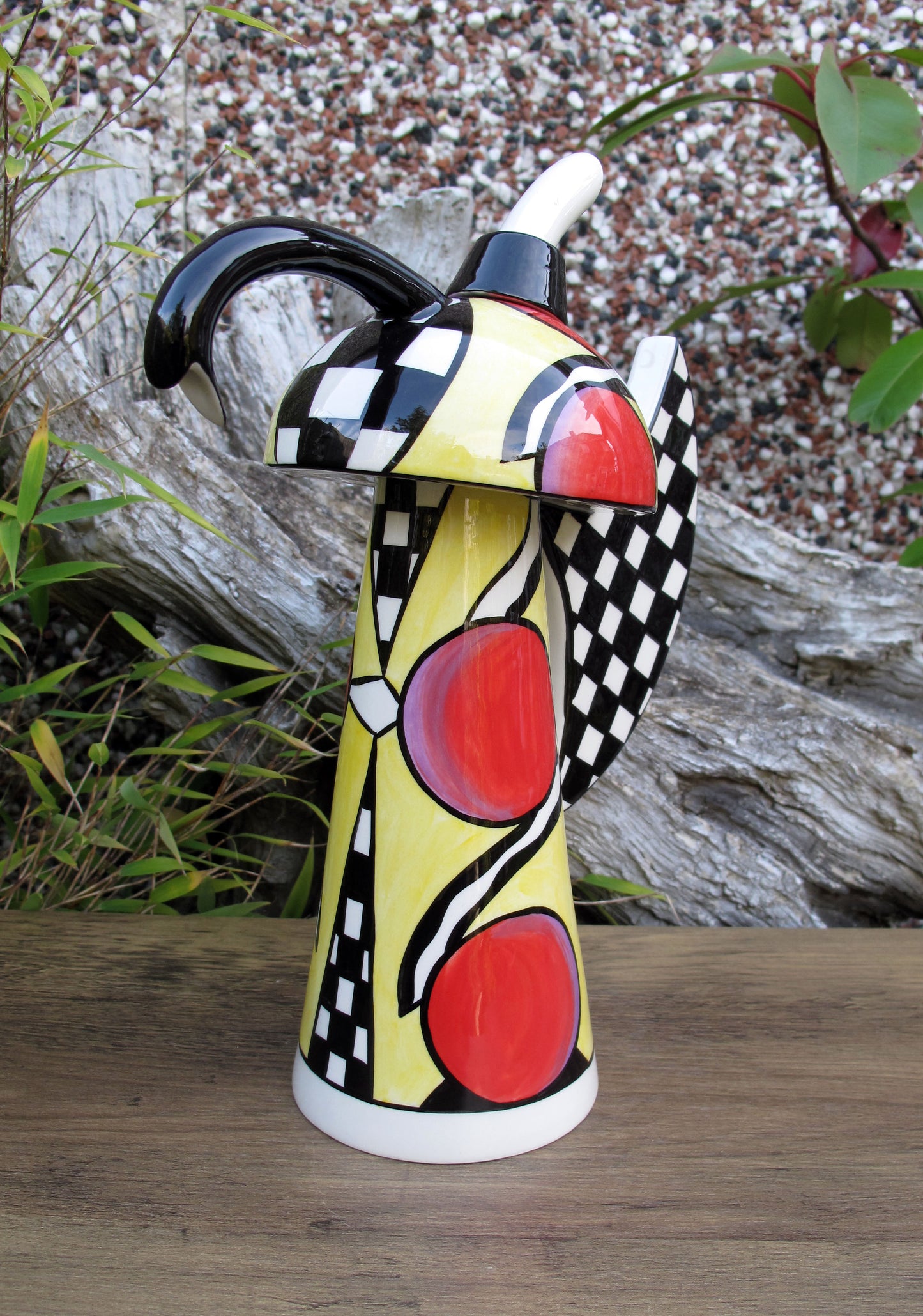 Lorna Bailey Exquisite Rare PROTOTYPE GONZO COFFEE POT AUGUST 2005