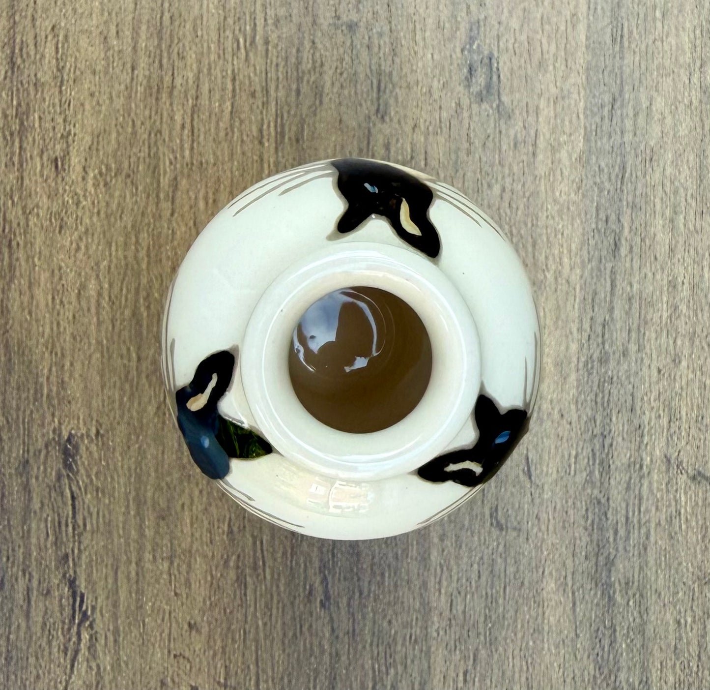 Moorcroft DOUBLE TROUBLE Miniature Vase Shape 65/2 Retail Vase £91 Siamese Cat