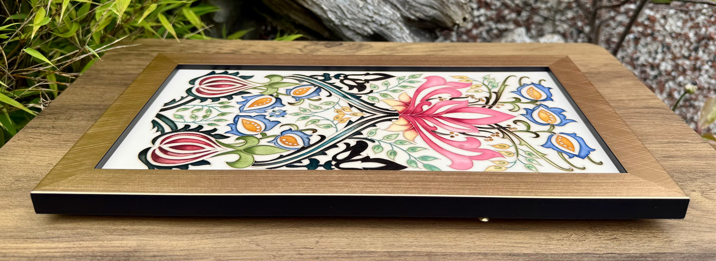 Moorcroft PERSIAN Wall Plaque PLQ20 Number 7. 2026 Retail Price £535