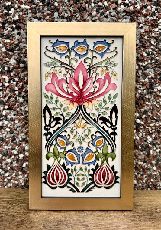 Moorcroft PERSIAN Wall Plaque PLQ20 Number 7. 2026 Retail Price £535