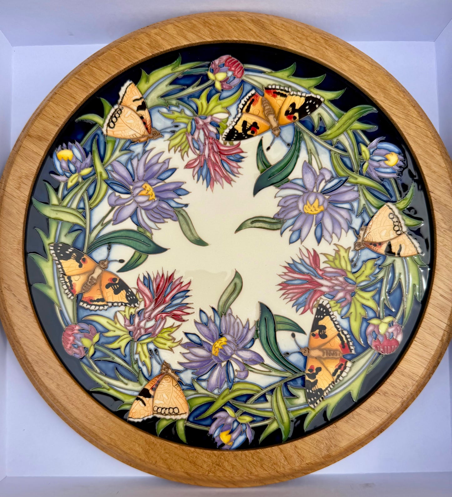 Moorcroft Boxed PAINTED LADIES LIMITED EDITION 2/15 Retail Price £895