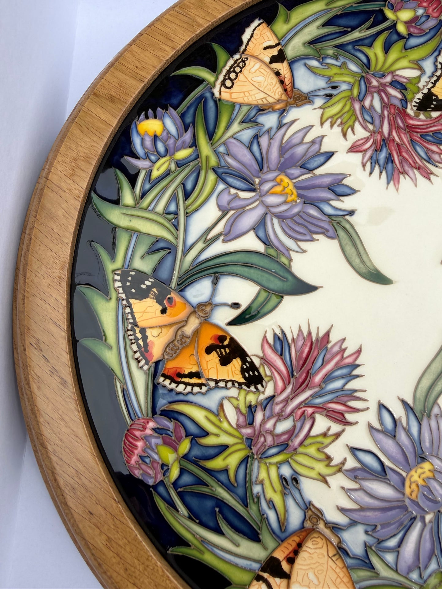 Moorcroft Boxed PAINTED LADIES LIMITED EDITION 2/15 Retail Price £895
