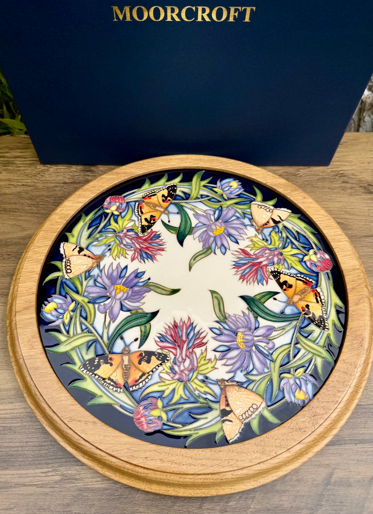 Moorcroft Boxed PAINTED LADIES LIMITED EDITION 2/15 Retail Price £895