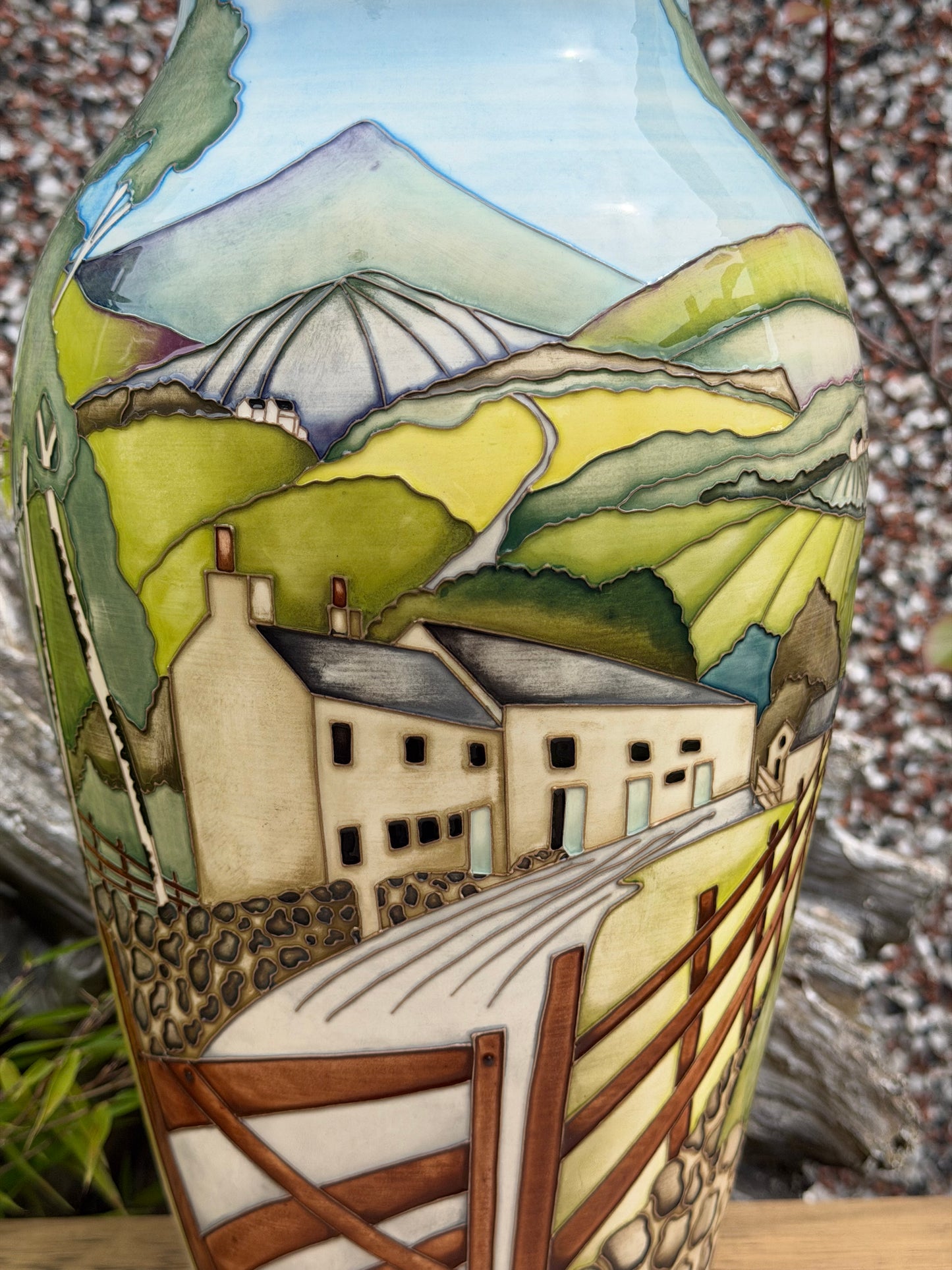 Moorcroft BACK DANE 200/15 Vase Number 9. Retail Price £2680
