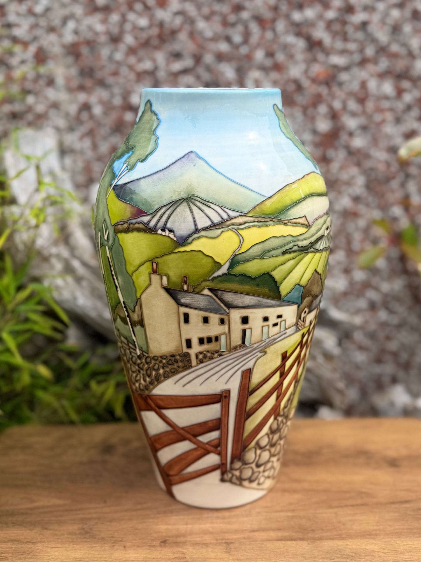 Moorcroft BACK DANE 200/15 Vase Number 9. Retail Price £2680