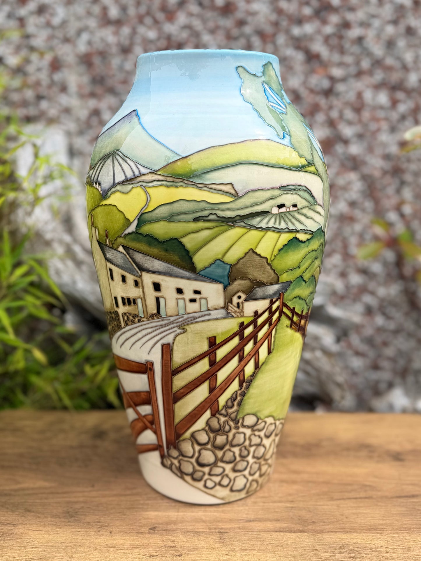 Moorcroft BACK DANE 200/15 Vase Number 9. Retail Price £2680