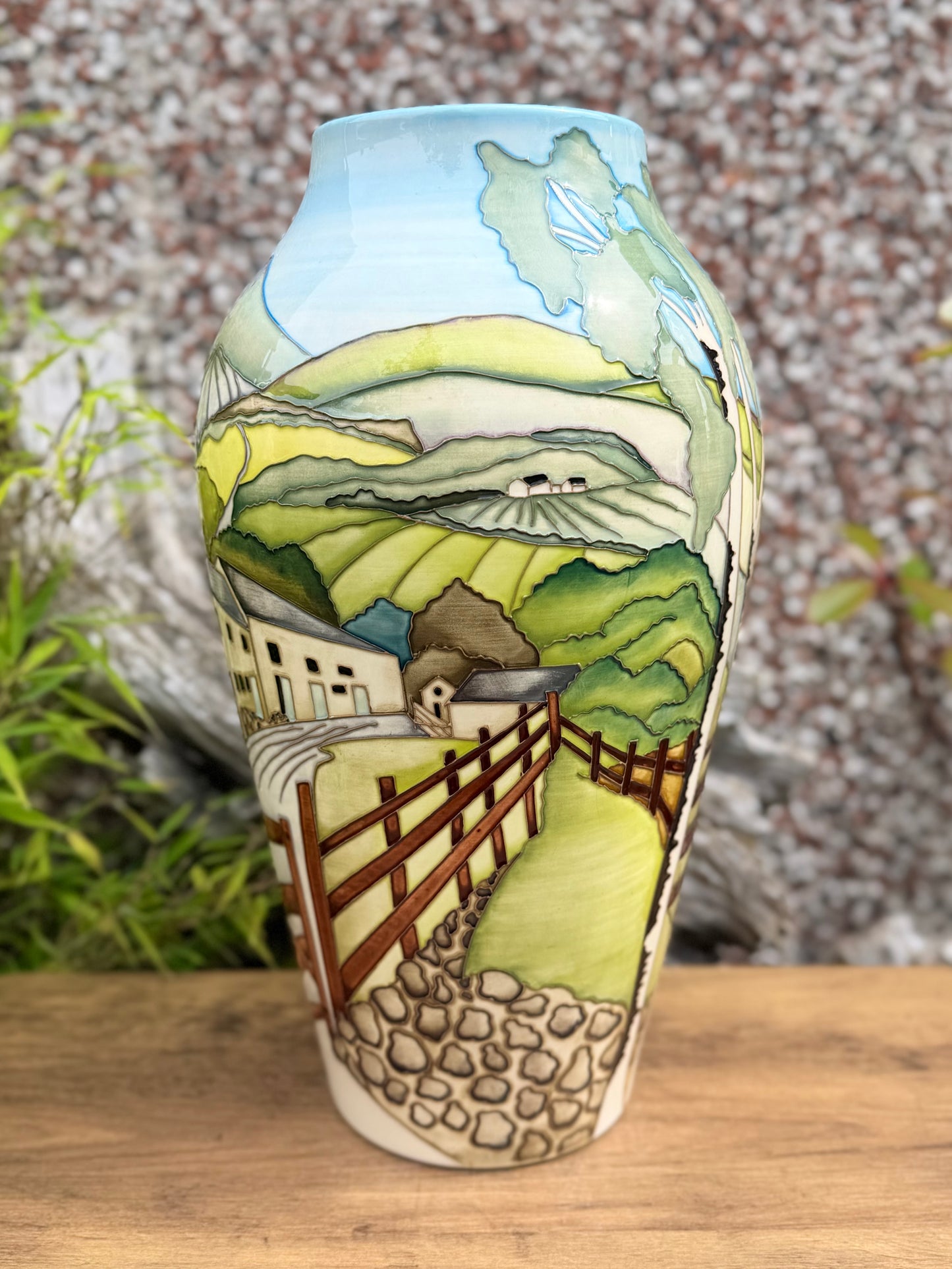 Moorcroft BACK DANE 200/15 Vase Number 9. Retail Price £2680