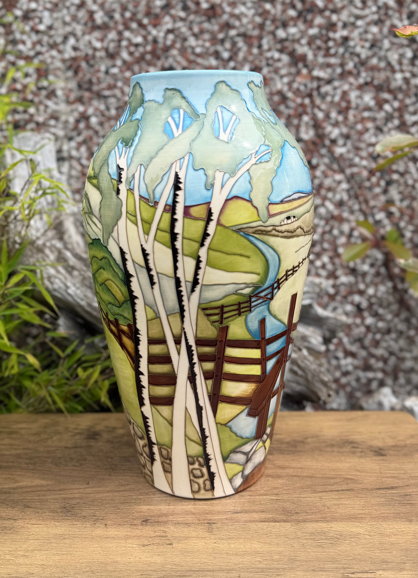 Moorcroft BACK DANE 200/15 Vase Number 9. Retail Price £2680
