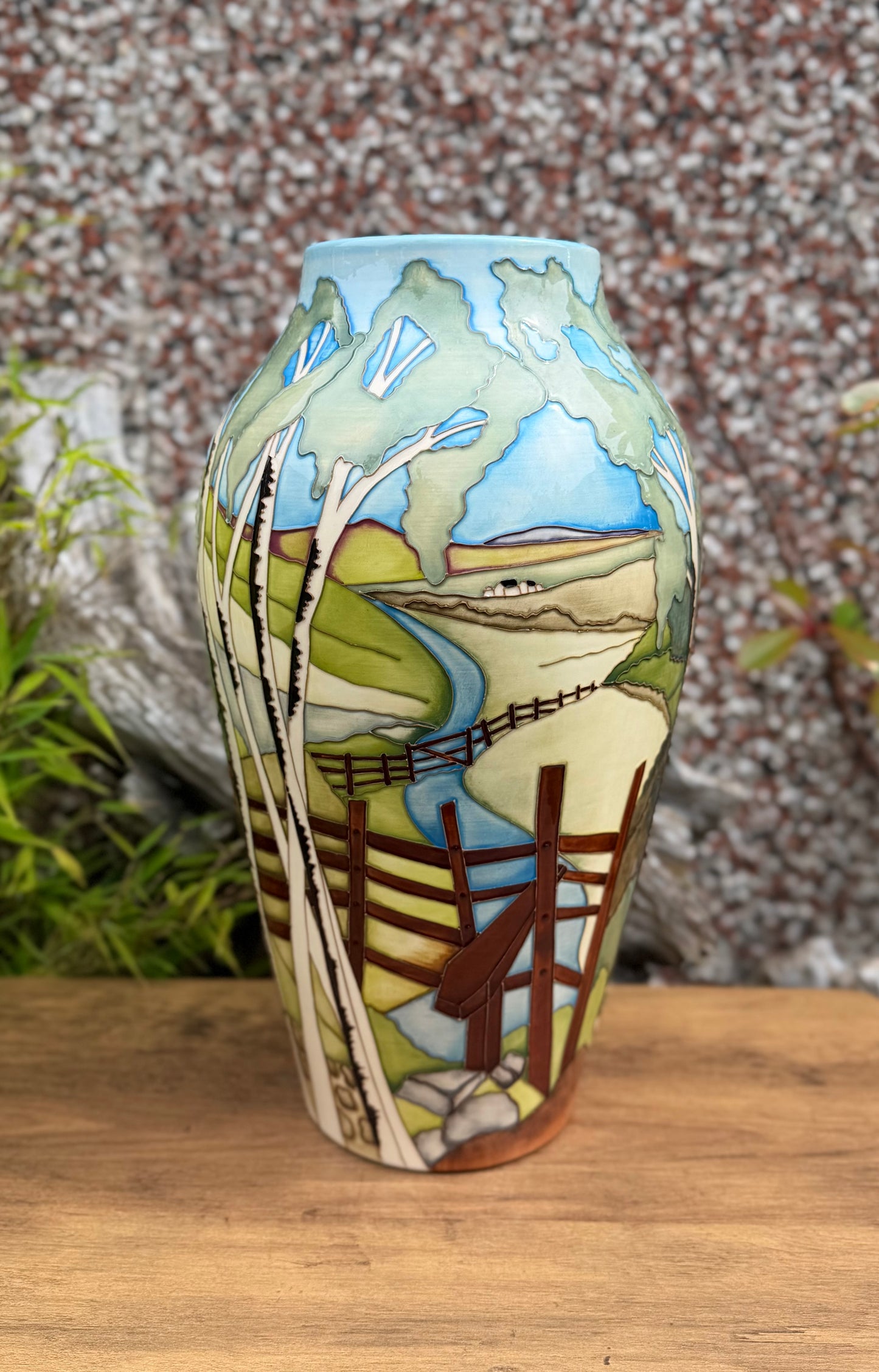 Moorcroft BACK DANE 200/15 Vase Number 9. Retail Price £2680