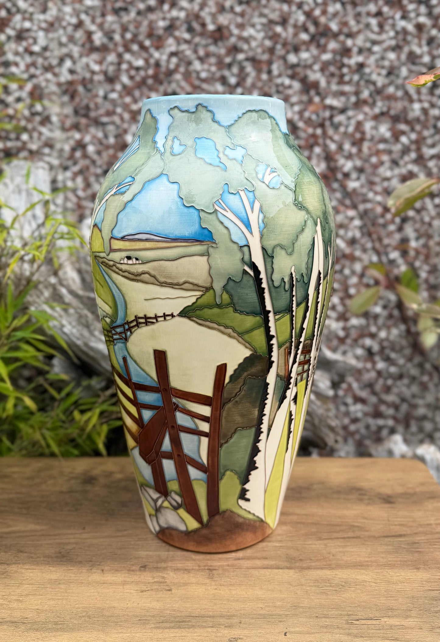 Moorcroft BACK DANE 200/15 Vase Number 9. Retail Price £2680