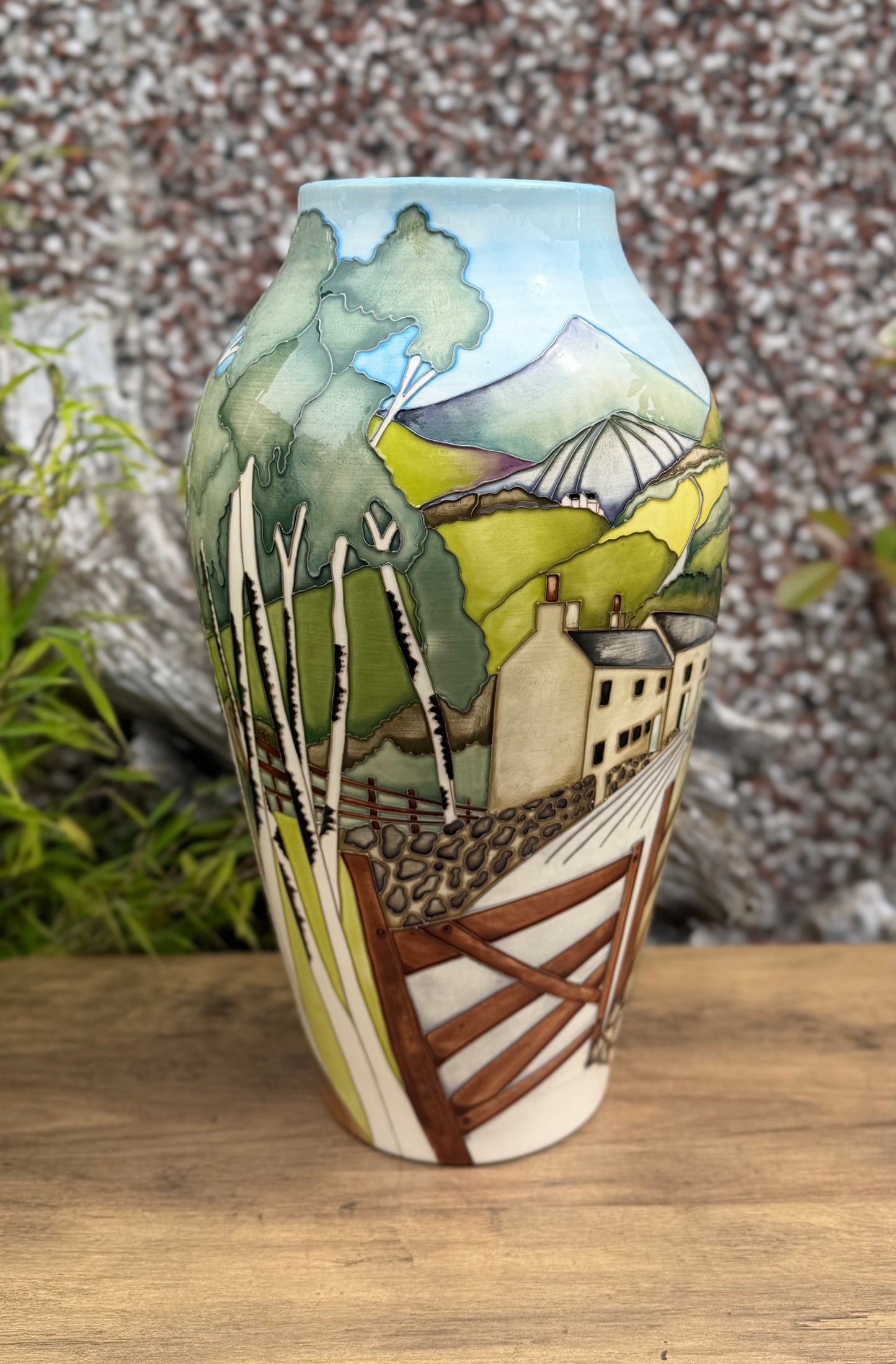Moorcroft BACK DANE 200/15 Vase Number 9. Retail Price £2680