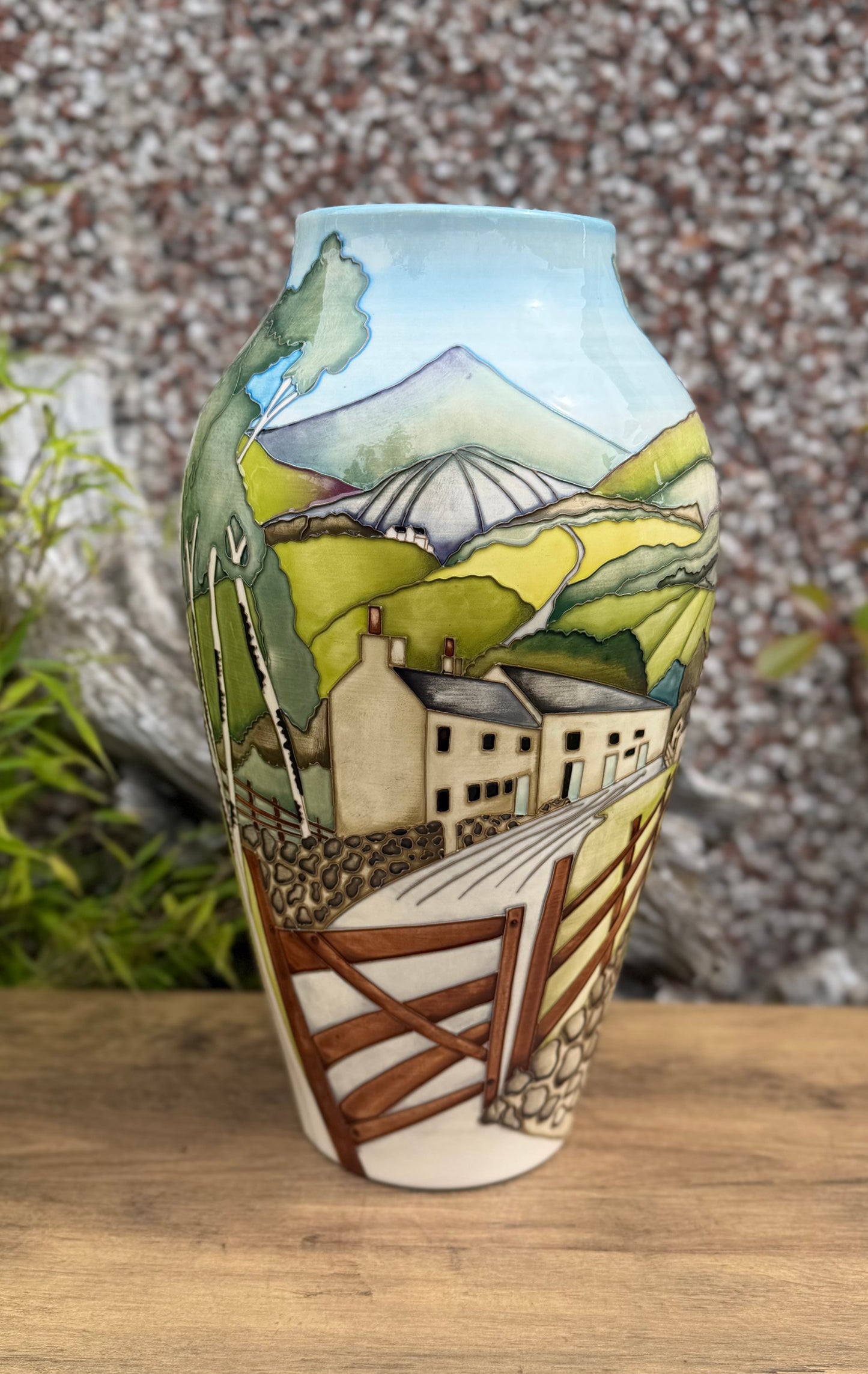 Moorcroft BACK DANE 200/15 Vase Number 9. Retail Price £2680