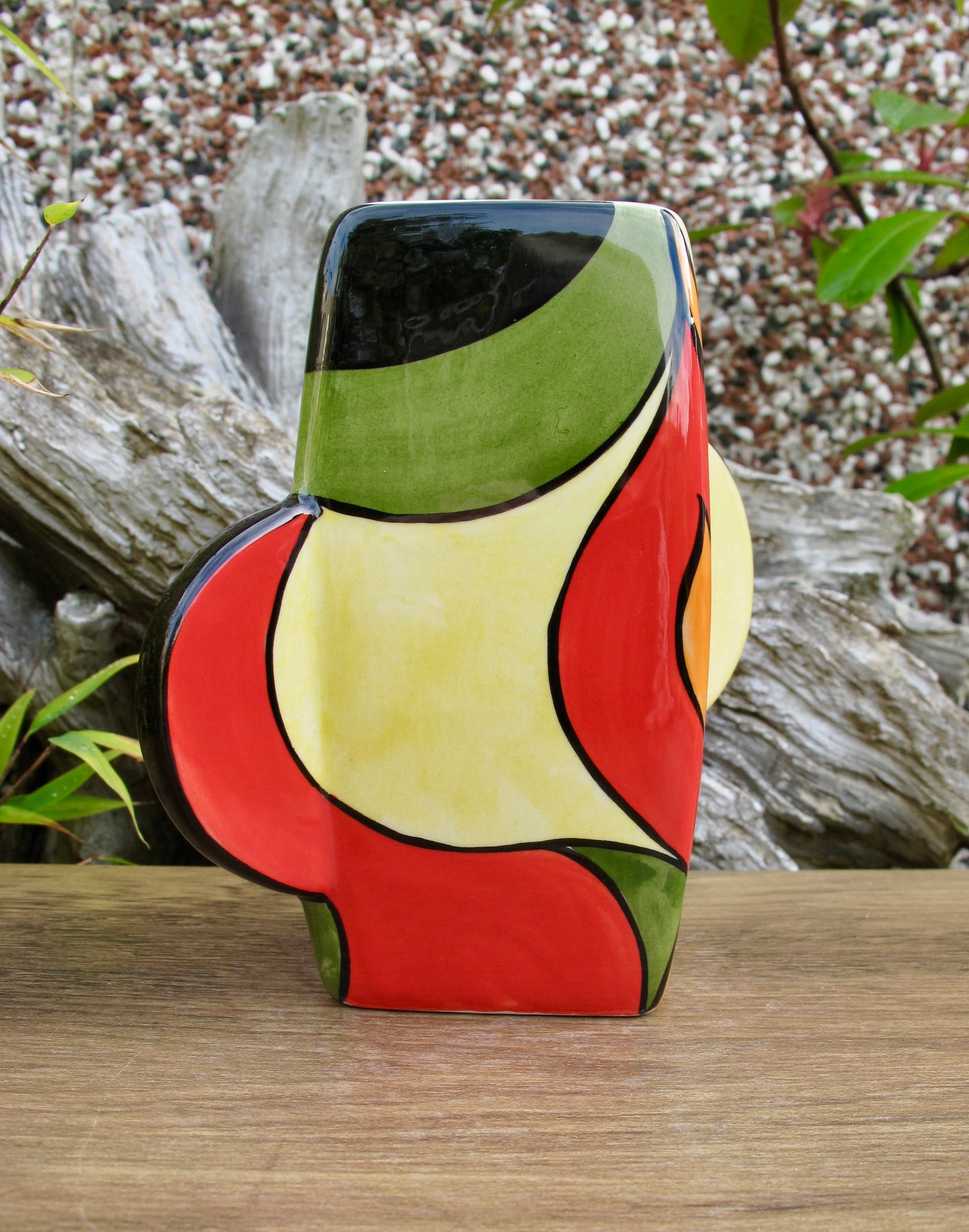Lorna Bailey PROTOTYPE SMALL DECO VASE OPEN DAY 31/3/2007
