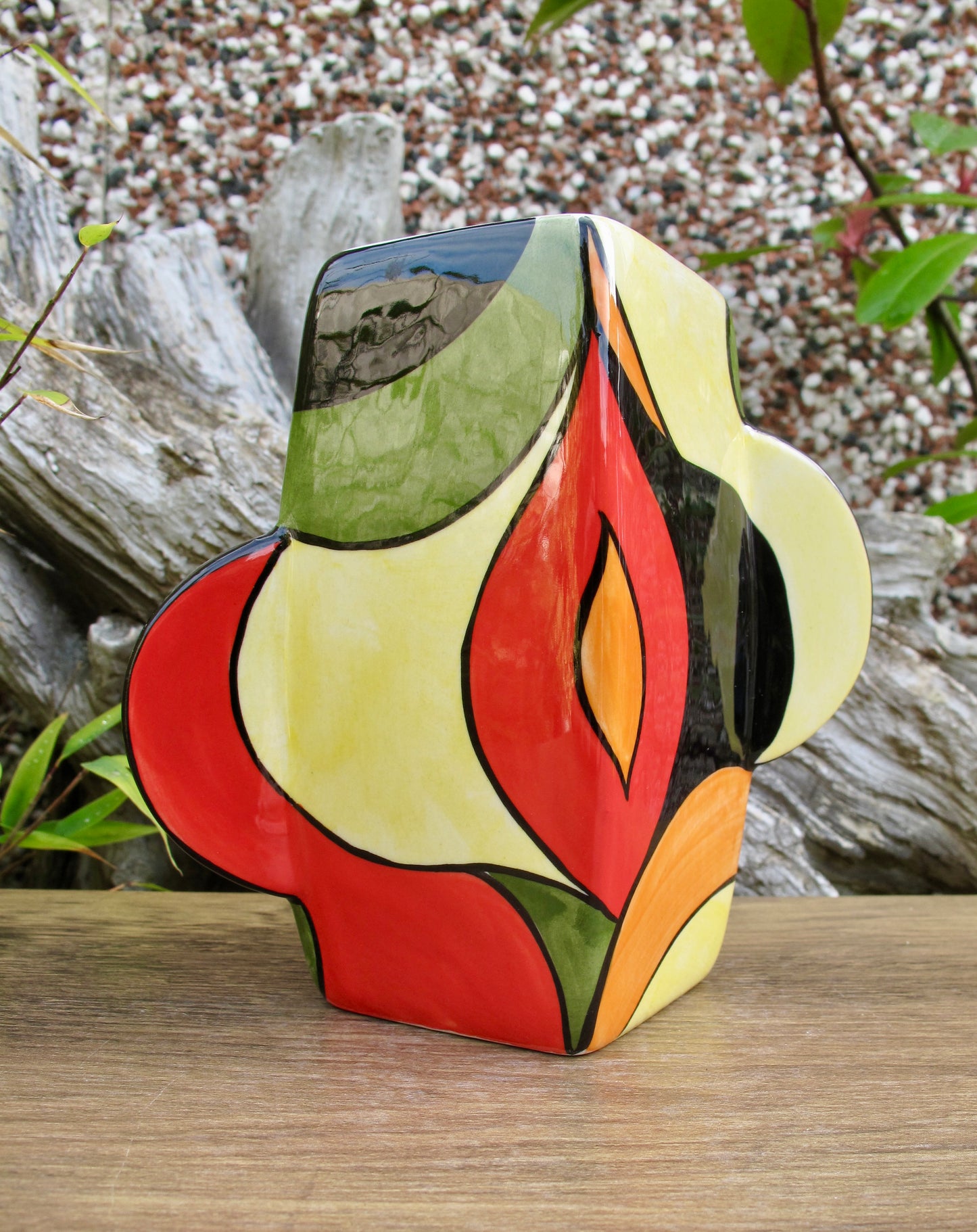 Lorna Bailey PROTOTYPE SMALL DECO VASE OPEN DAY 31/3/2007