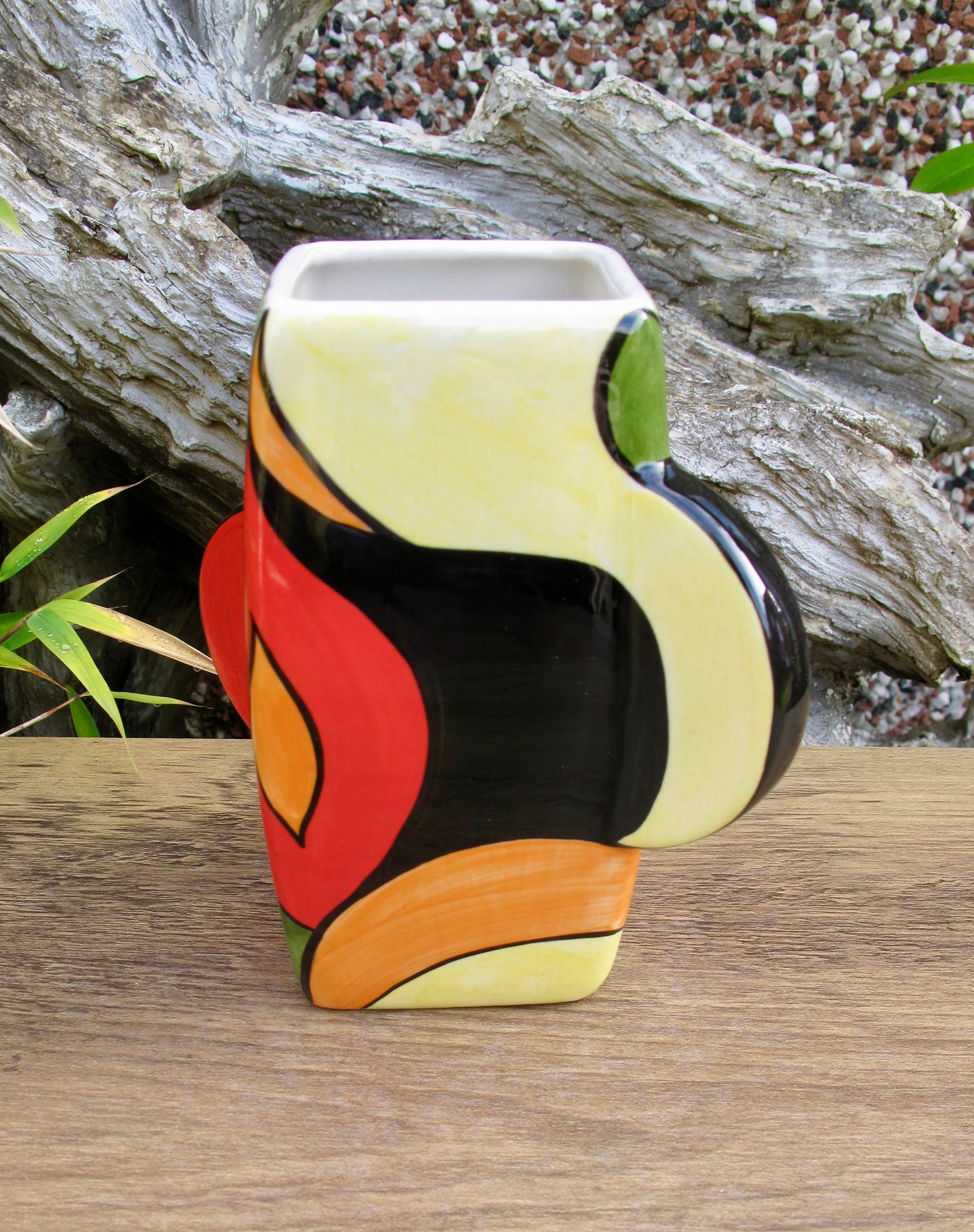 Lorna Bailey PROTOTYPE SMALL DECO VASE OPEN DAY 31/3/2007