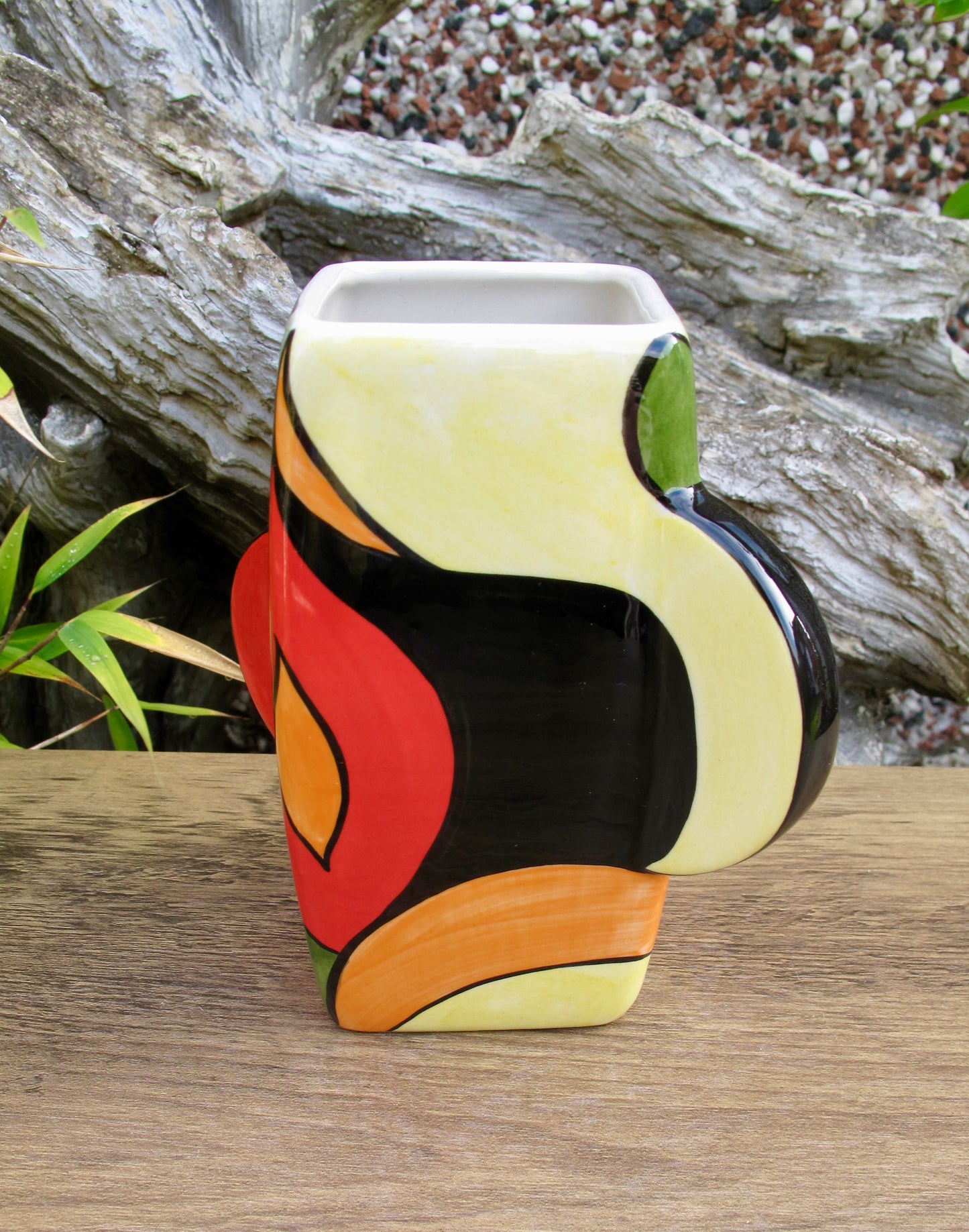 Lorna Bailey PROTOTYPE SMALL DECO VASE OPEN DAY 31/3/2007