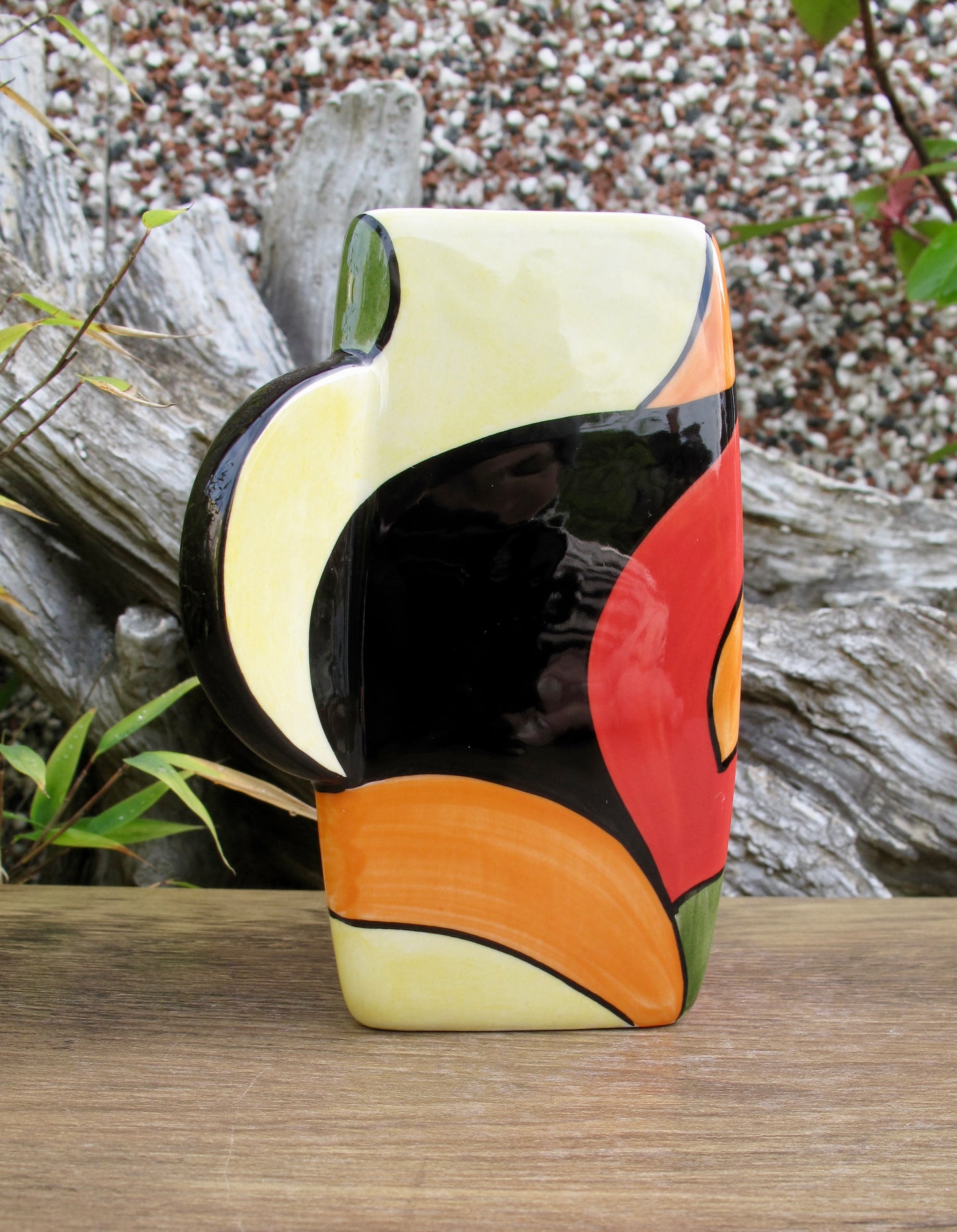 Lorna Bailey PROTOTYPE SMALL DECO VASE OPEN DAY 31/3/2007