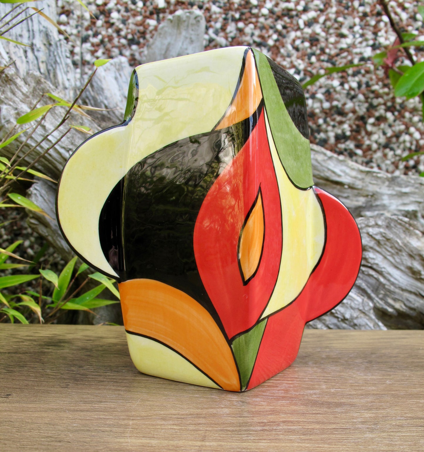 Lorna Bailey PROTOTYPE SMALL DECO VASE OPEN DAY 31/3/2007
