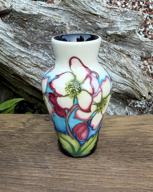 Moorcroft WINTER YIELD Vase Shape 23/4 Trial Dated 4.11.2015  Retail Price £220