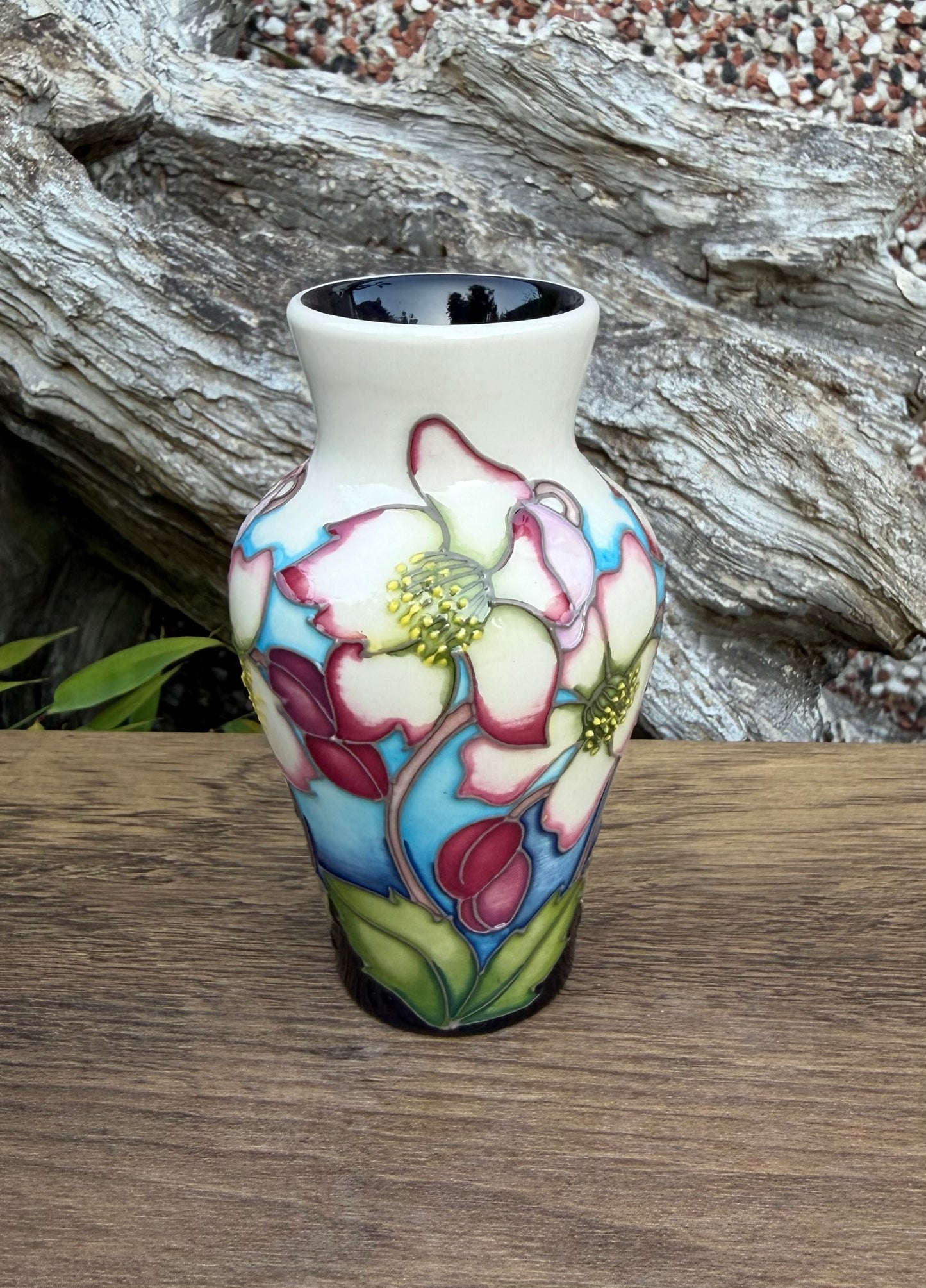 Moorcroft WINTER YIELD Vase Shape 23/4 Trial Dated 4.11.2015  Retail Price £220