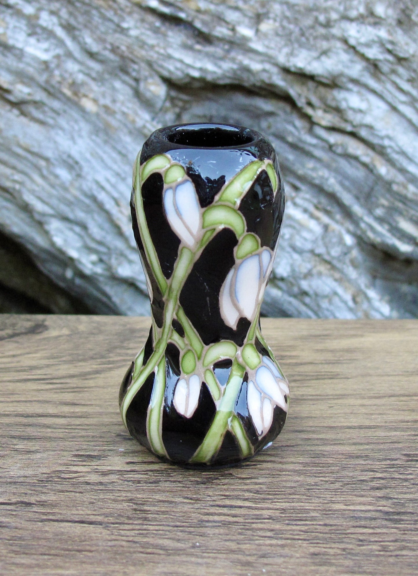 Moorcroft Exquisite DROPS OF SNOW Miniature Vase 92/2 Retail Price £198 Snowdrops