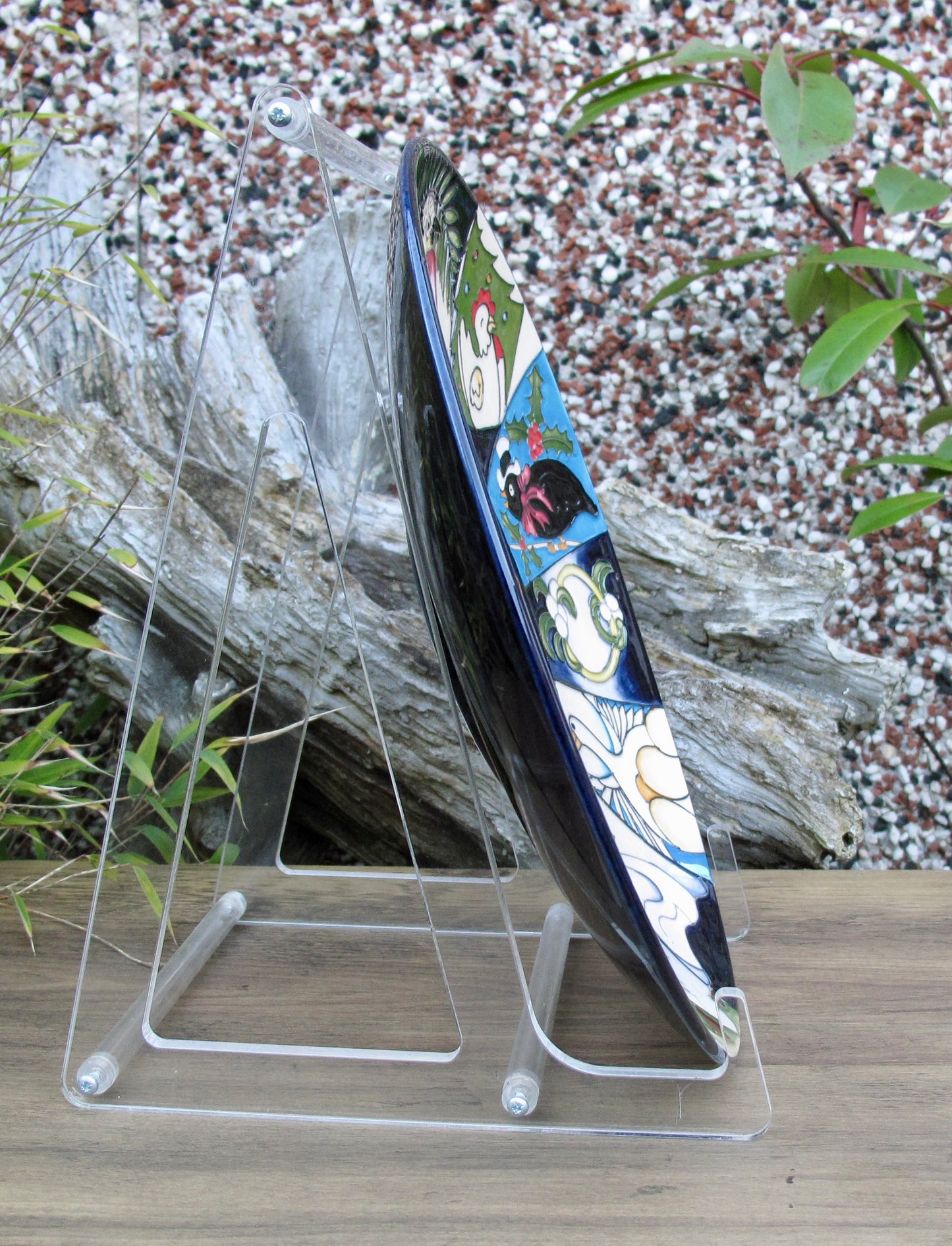 Moorcroft 12 DAYS OF CHRISTMAS PLATE shape 785/10 Retail Price £875