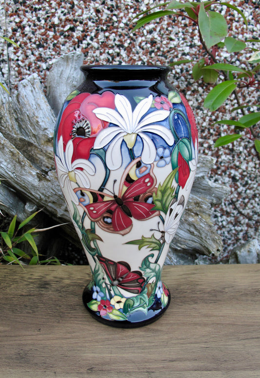 Moorcroft Very Rare FLORAL FANTASIA Vase Shape 46/10 LIMITED EDITION 2/5 Retail Price £1282