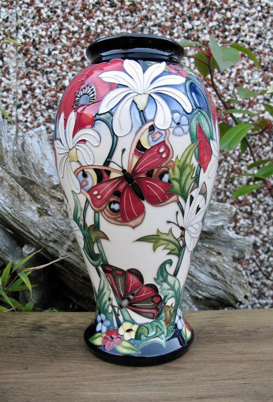 Moorcroft Very Rare FLORAL FANTASIA Vase Shape 46/10 LIMITED EDITION 2/5 Retail Price £1282