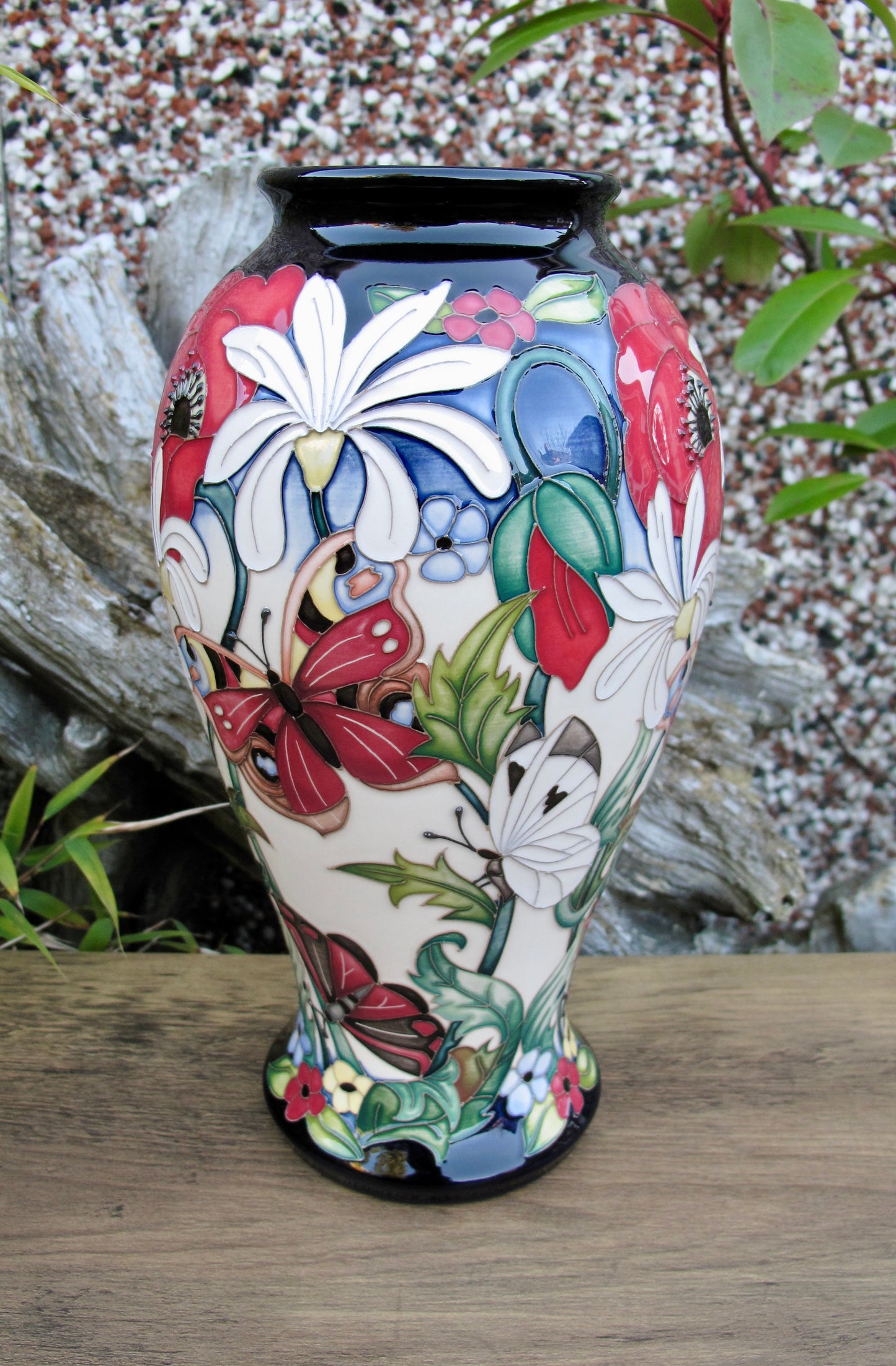 Moorcroft Very Rare FLORAL FANTASIA Vase Shape 46/10 LIMITED EDITION 2/5 Retail Price £1282