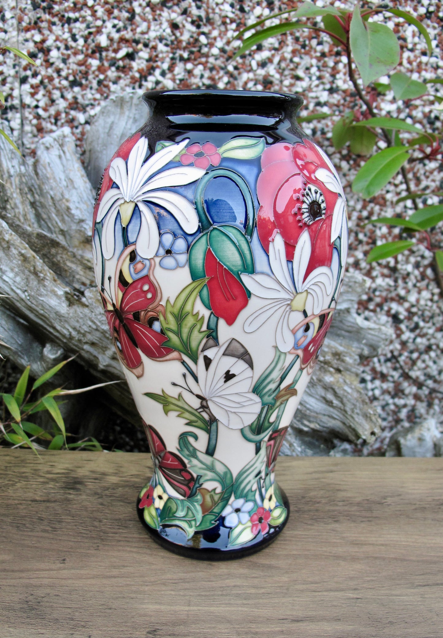 Moorcroft Very Rare FLORAL FANTASIA Vase Shape 46/10 LIMITED EDITION 2/5 Retail Price £1282