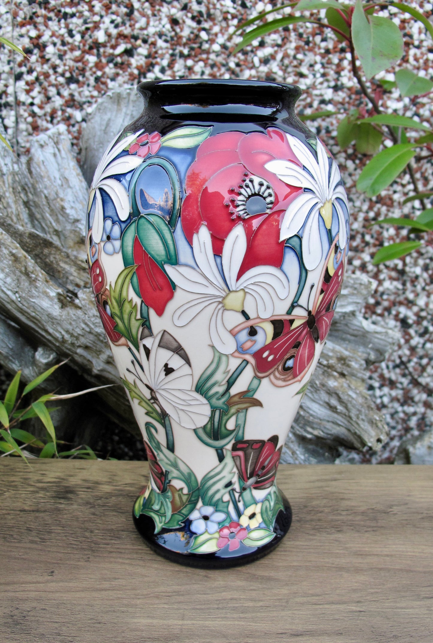 Moorcroft Very Rare FLORAL FANTASIA Vase Shape 46/10 LIMITED EDITION 2/5 Retail Price £1282