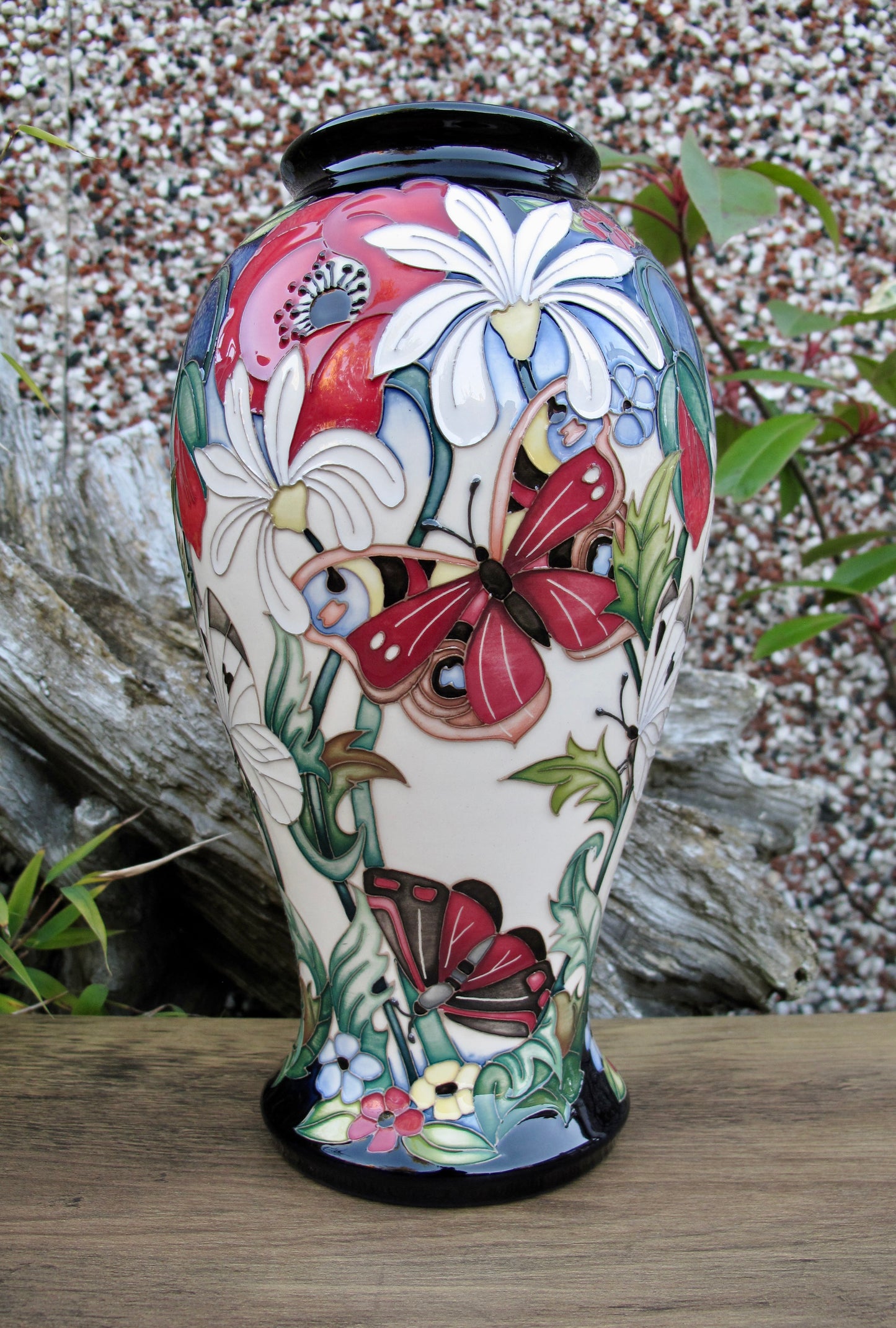 Moorcroft Very Rare FLORAL FANTASIA Vase Shape 46/10 LIMITED EDITION 2/5 Retail Price £1282