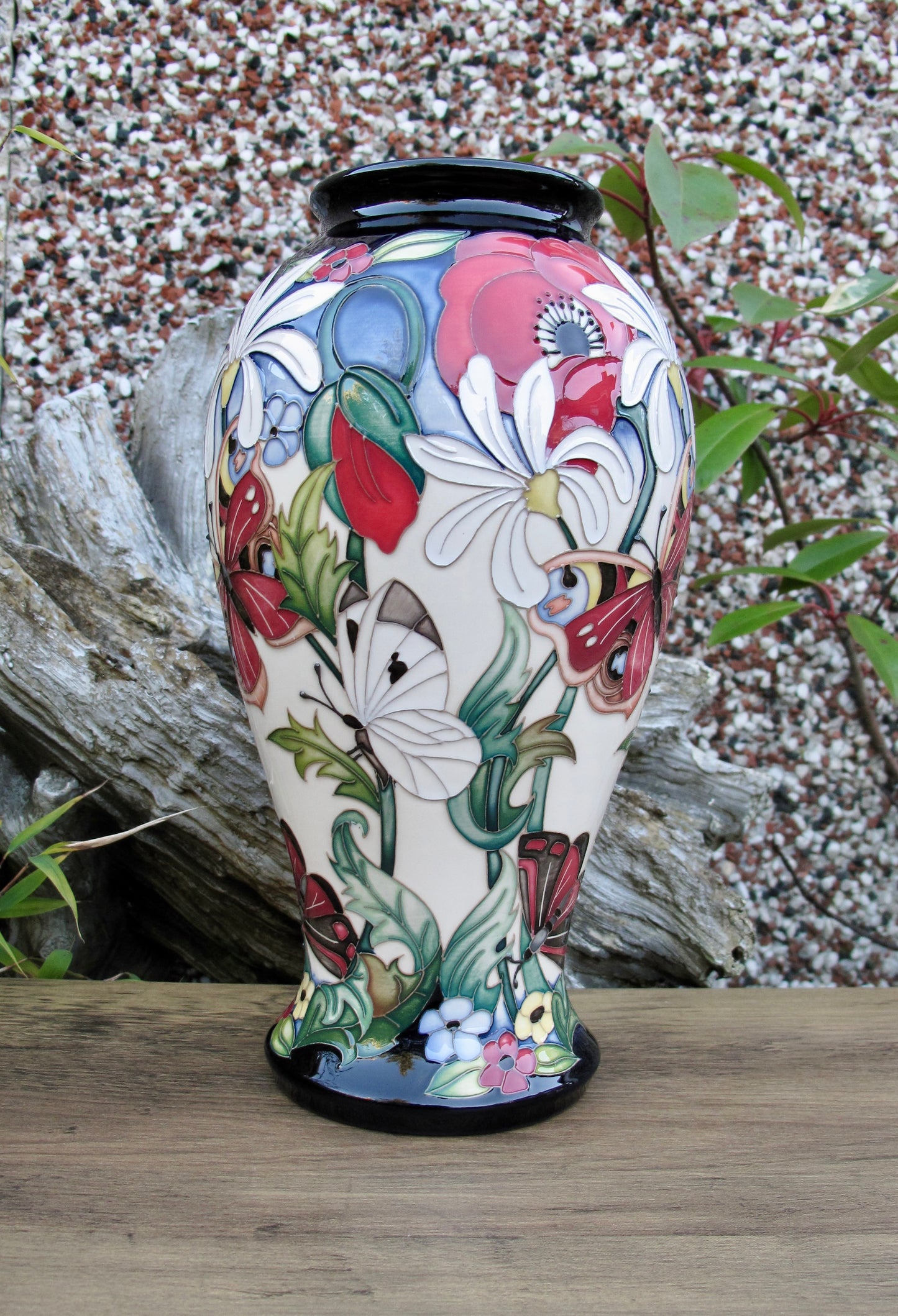 Moorcroft Very Rare FLORAL FANTASIA Vase Shape 46/10 LIMITED EDITION 2/5 Retail Price £1282