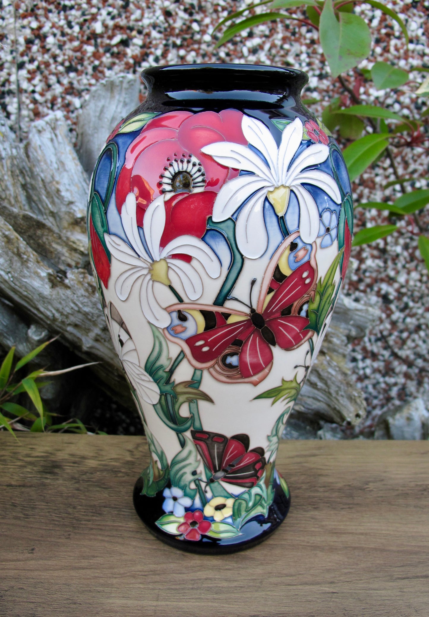Moorcroft Very Rare FLORAL FANTASIA Vase Shape 46/10 LIMITED EDITION 2/5 Retail Price £1282