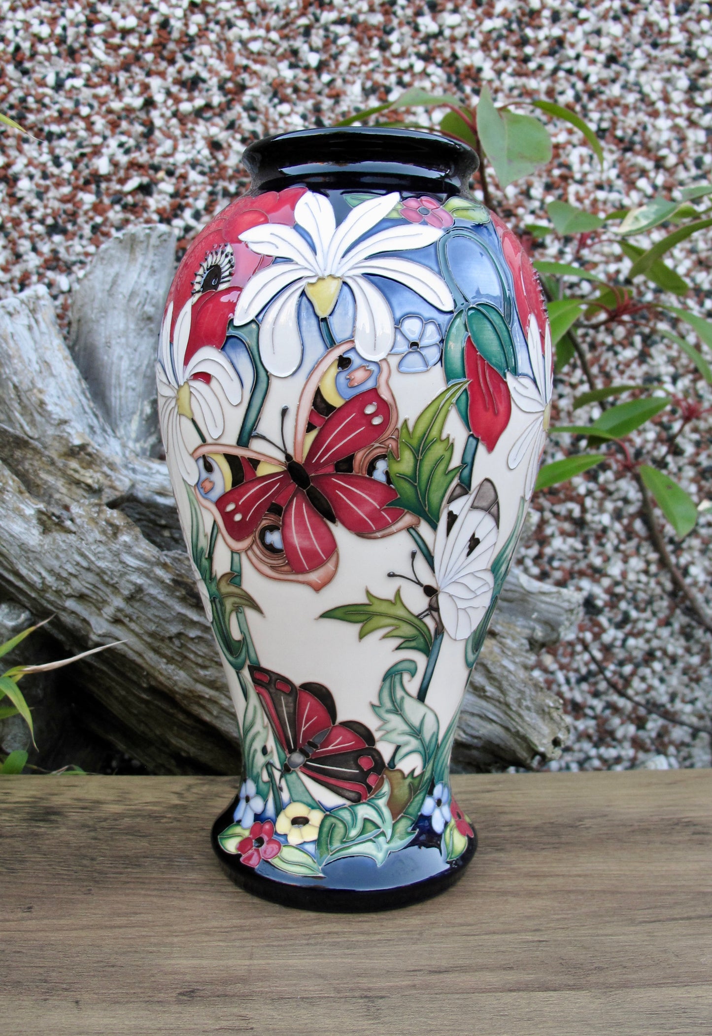 Moorcroft Very Rare FLORAL FANTASIA Vase Shape 46/10 LIMITED EDITION 2/5 Retail Price £1282