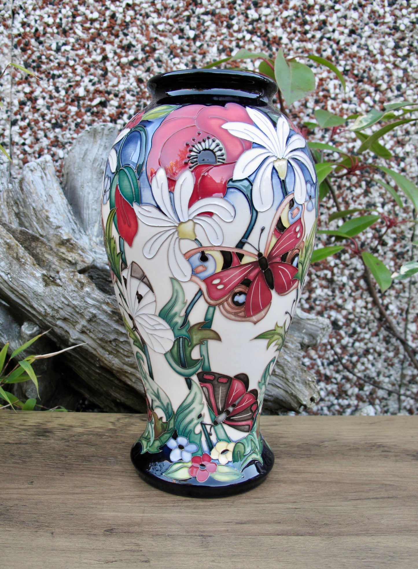 Moorcroft Very Rare FLORAL FANTASIA Vase Shape 46/10 LIMITED EDITION 2/5 Retail Price £1282