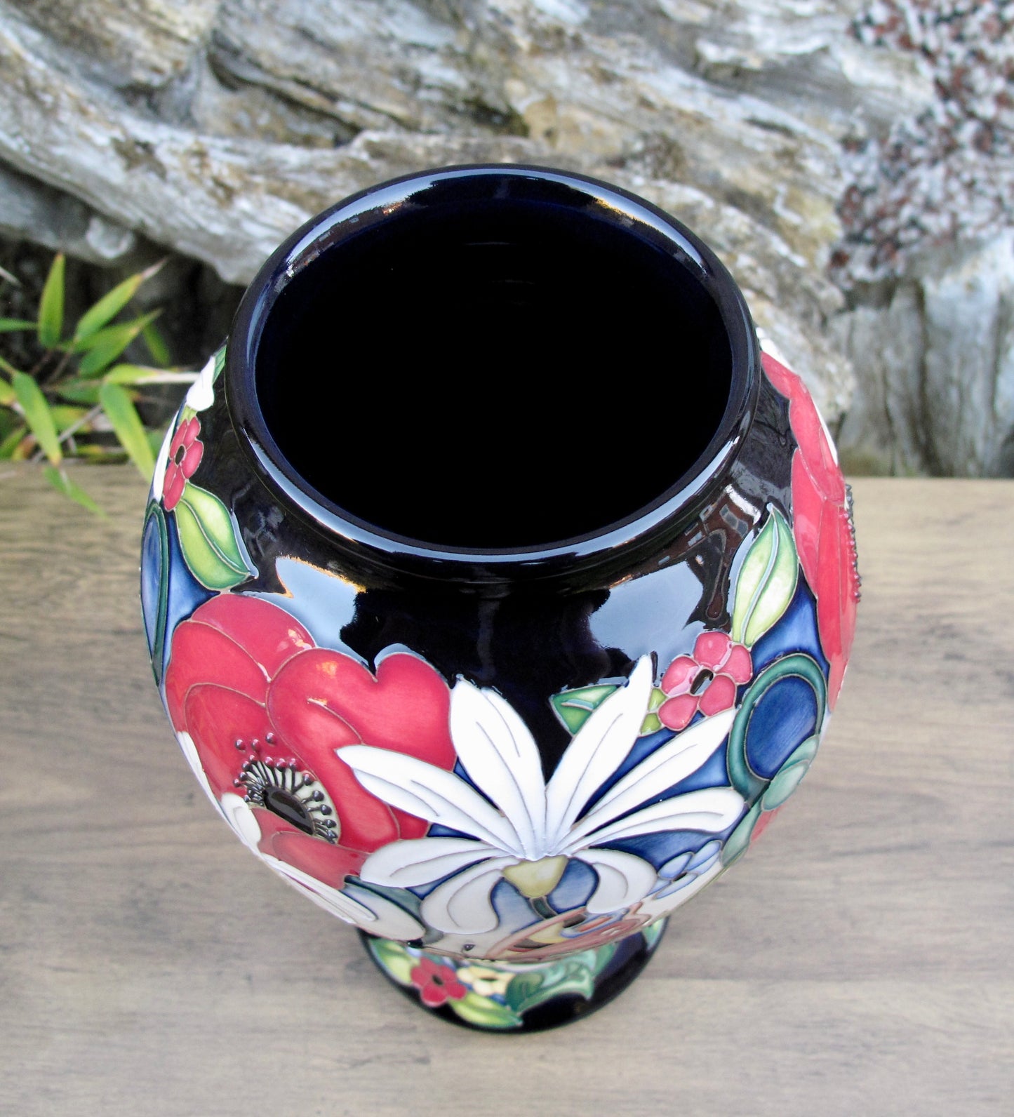 Moorcroft Very Rare FLORAL FANTASIA Vase Shape 46/10 LIMITED EDITION 2/5 Retail Price £1282