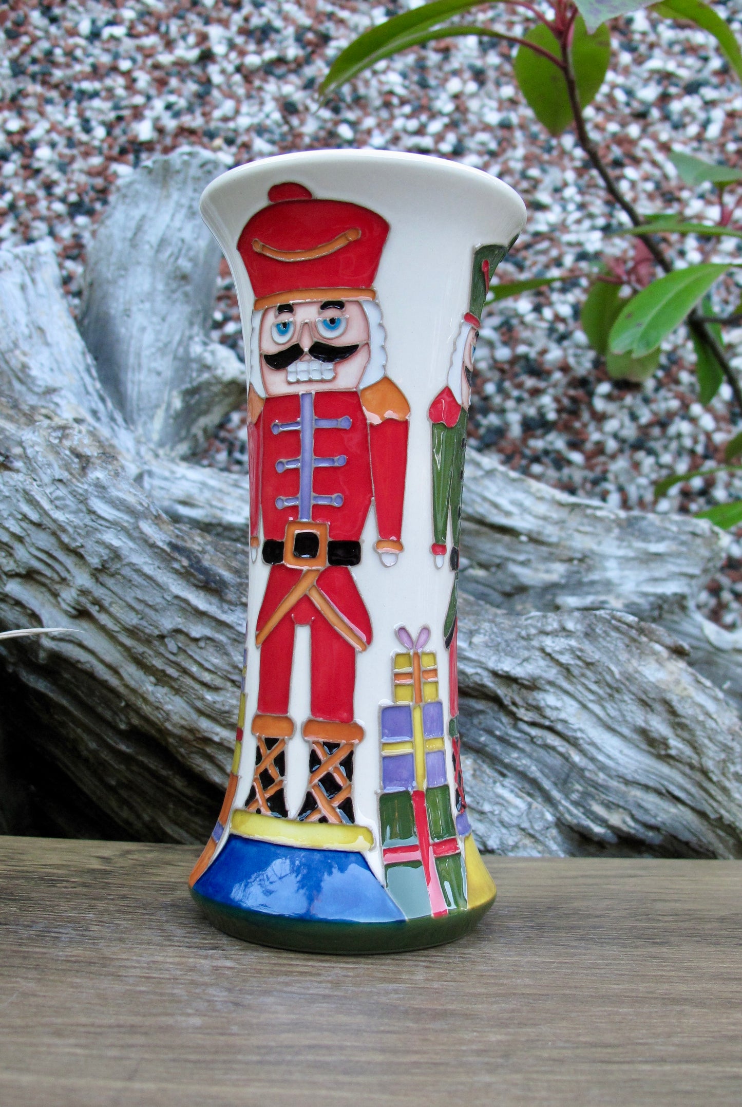 Moorcroft Exquisite ON PARADE 159/6 Trial Vase Retail Price £425 Nutcracker