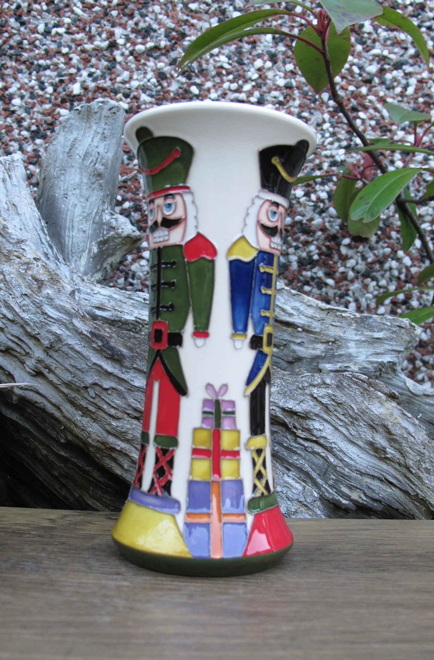 Moorcroft Exquisite ON PARADE 159/6 Trial Vase Retail Price £425 Nutcracker
