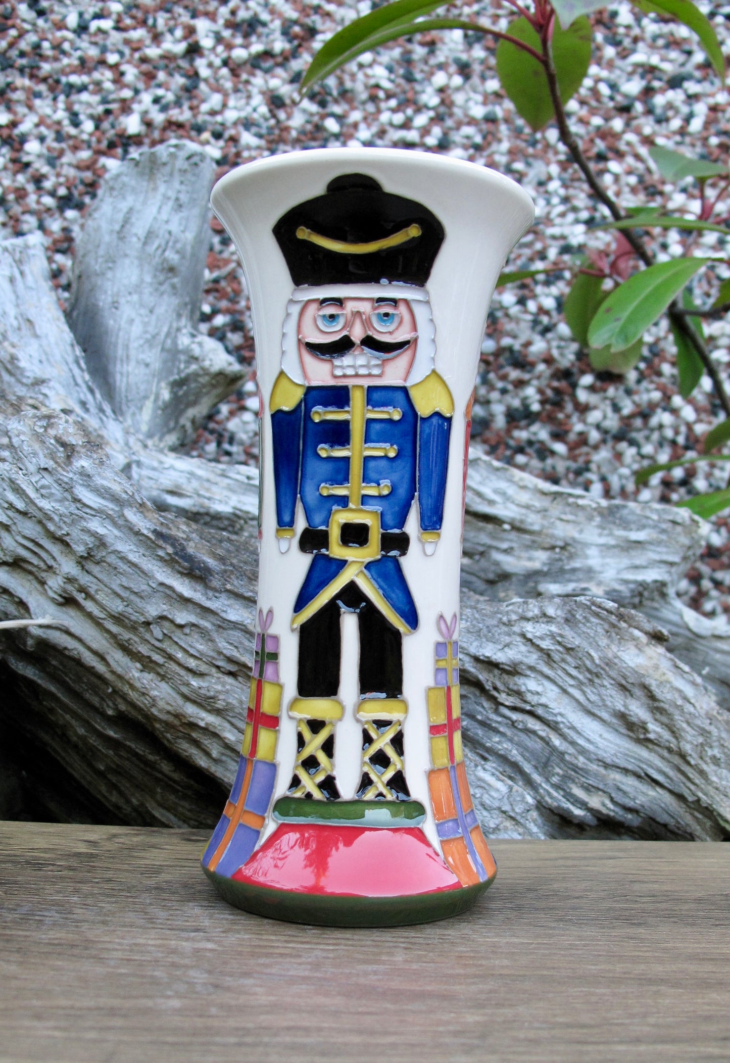 Moorcroft Exquisite ON PARADE 159/6 Trial Vase Retail Price £425 Nutcracker