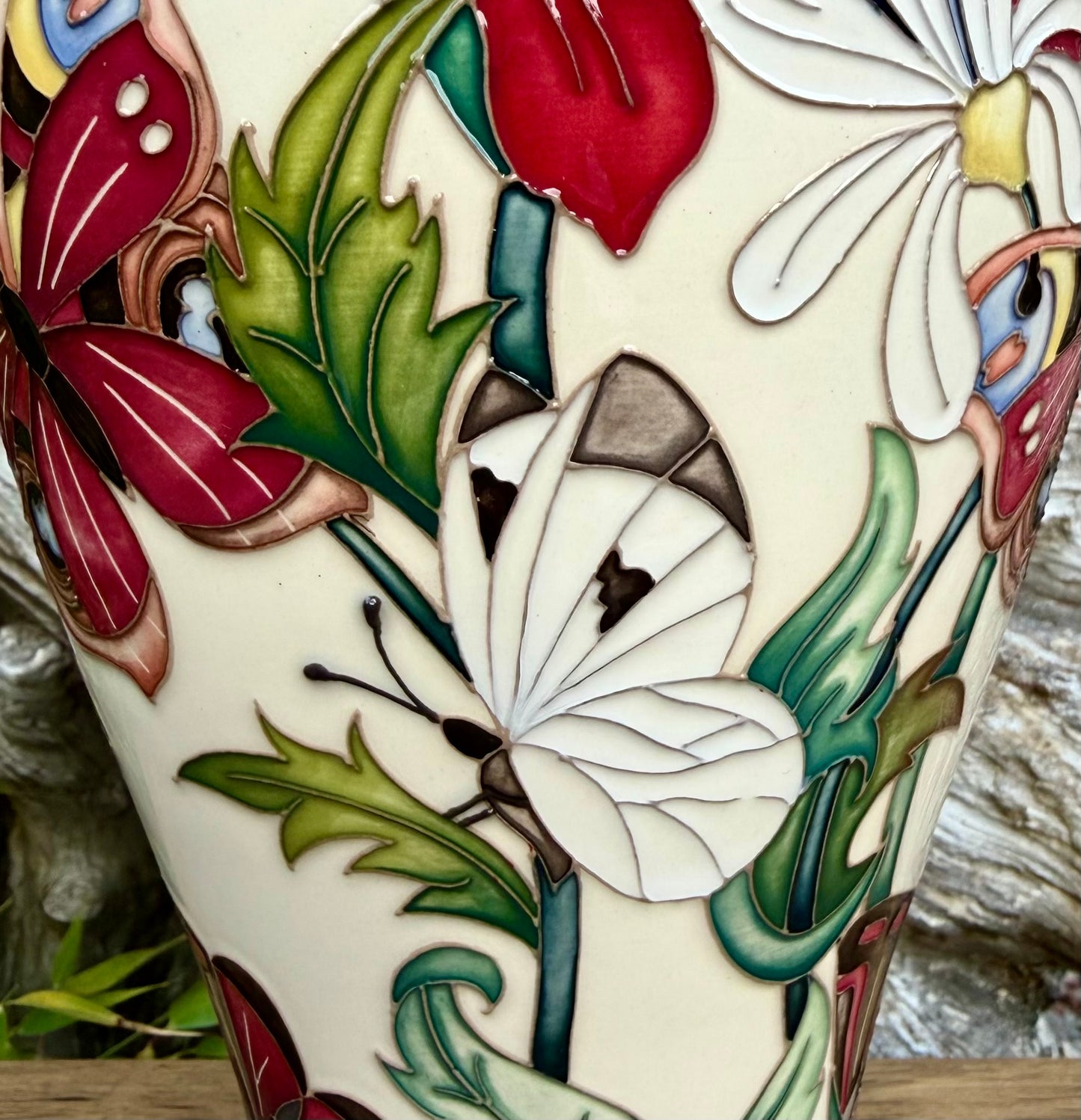 Moorcroft Very Rare FLORAL FANTASIA Vase 46/10 LIMITED EDITION 2/5 Retail Price £1282